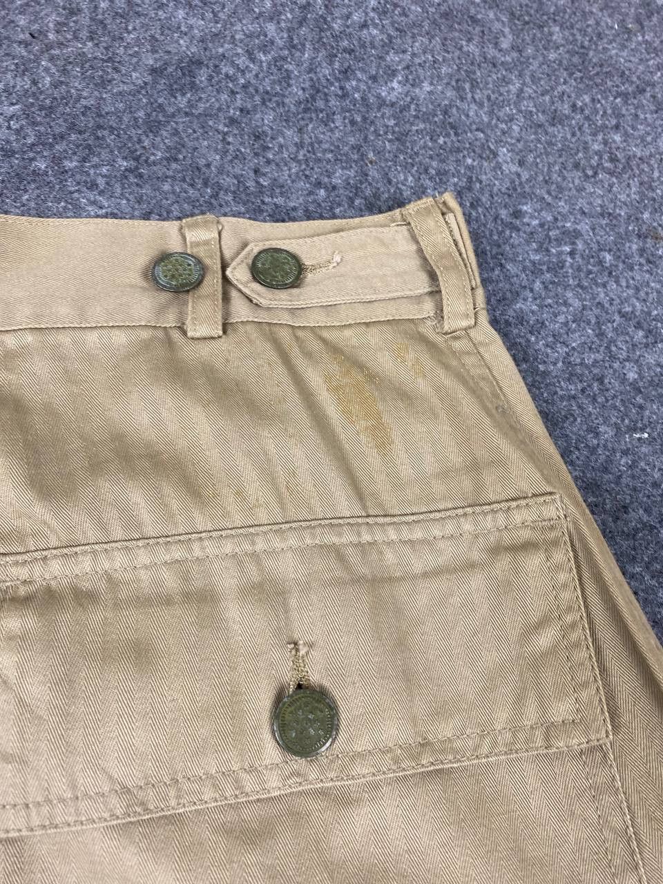 Vintage vintage us army thirteen star herringbone pants Size US 28 / EU 44 - 5 Thumbnail