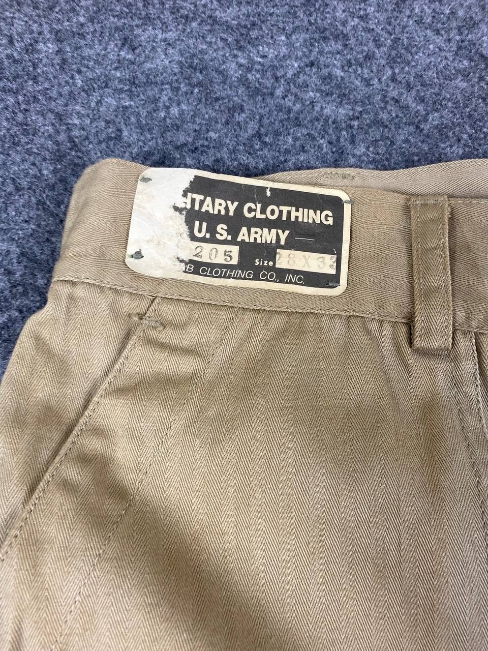 Vintage vintage us army thirteen star herringbone pants Size US 28 / EU 44 - 9 Thumbnail