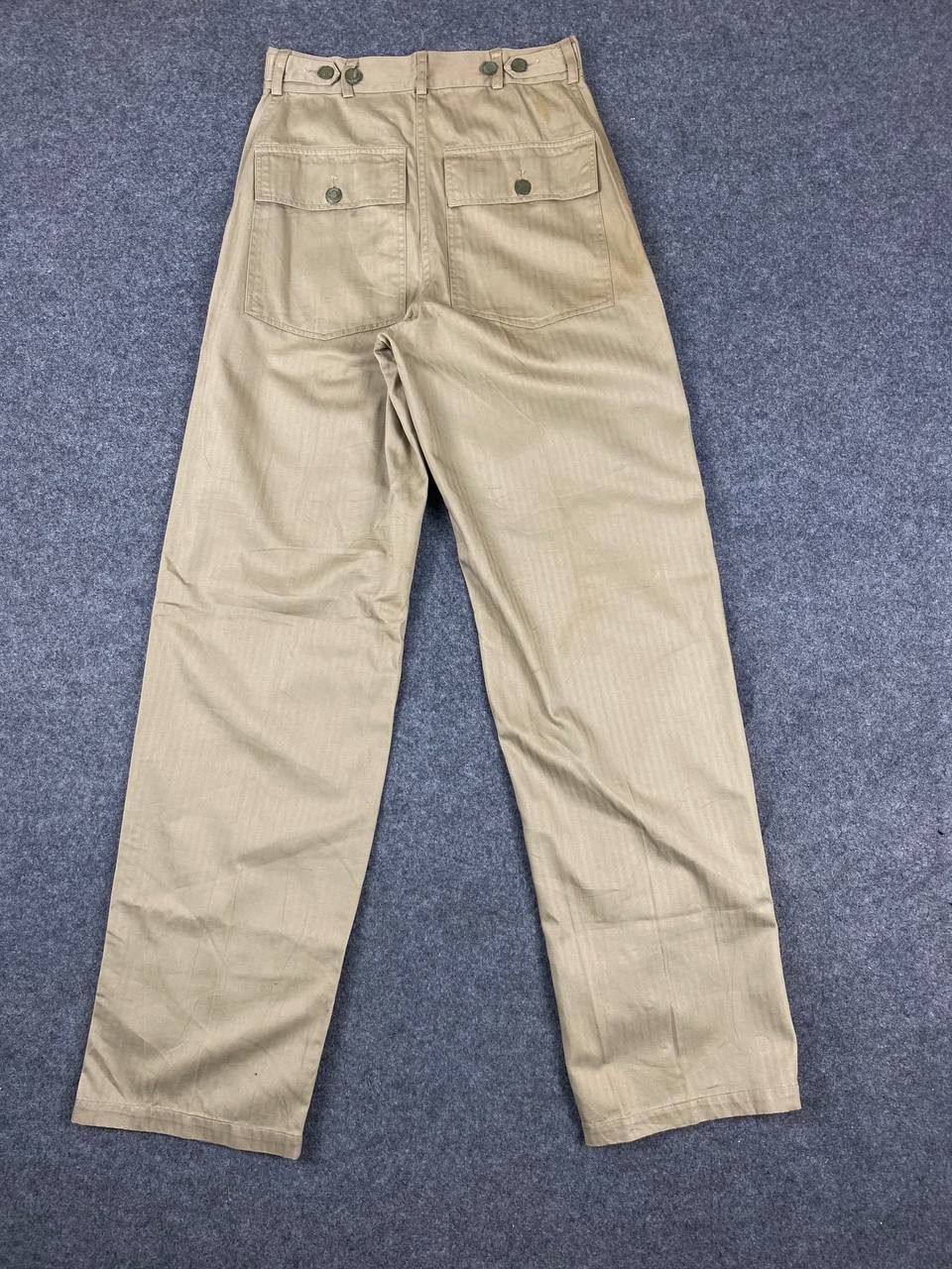 Vintage vintage us army thirteen star herringbone pants Size US 28 / EU 44 - 1 Thumbnail