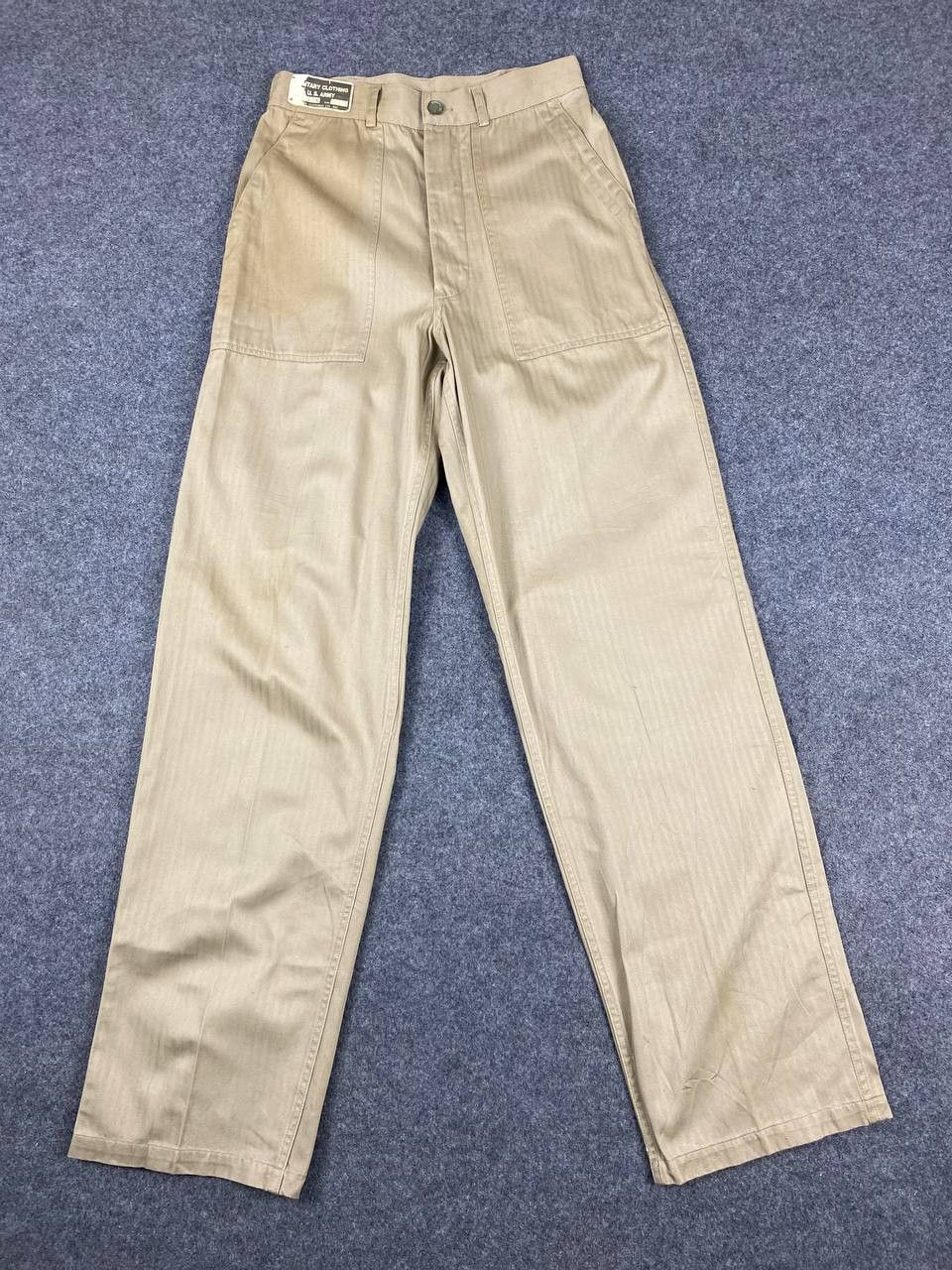 Vintage vintage us army thirteen star herringbone pants Size US 28 / EU 44 - 7 Thumbnail