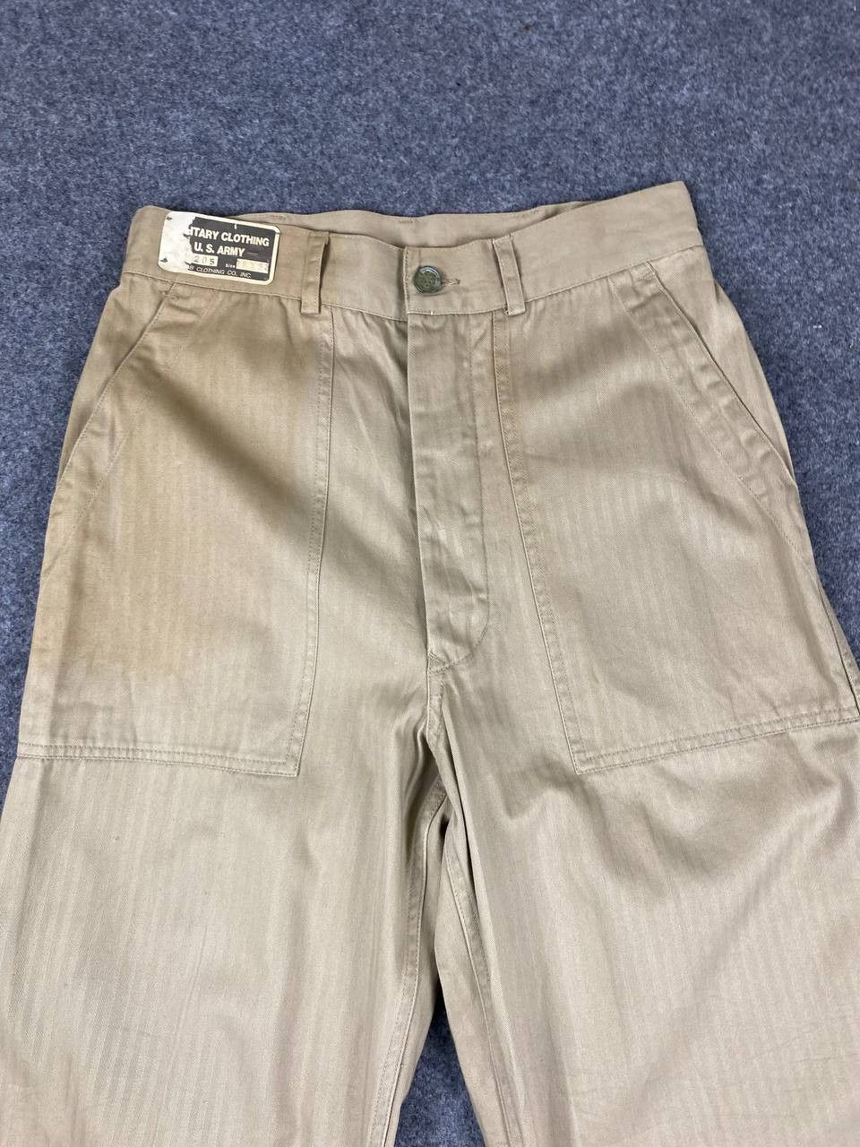 Vintage vintage us army thirteen star herringbone pants Size US 28 / EU 44 - 8 Thumbnail