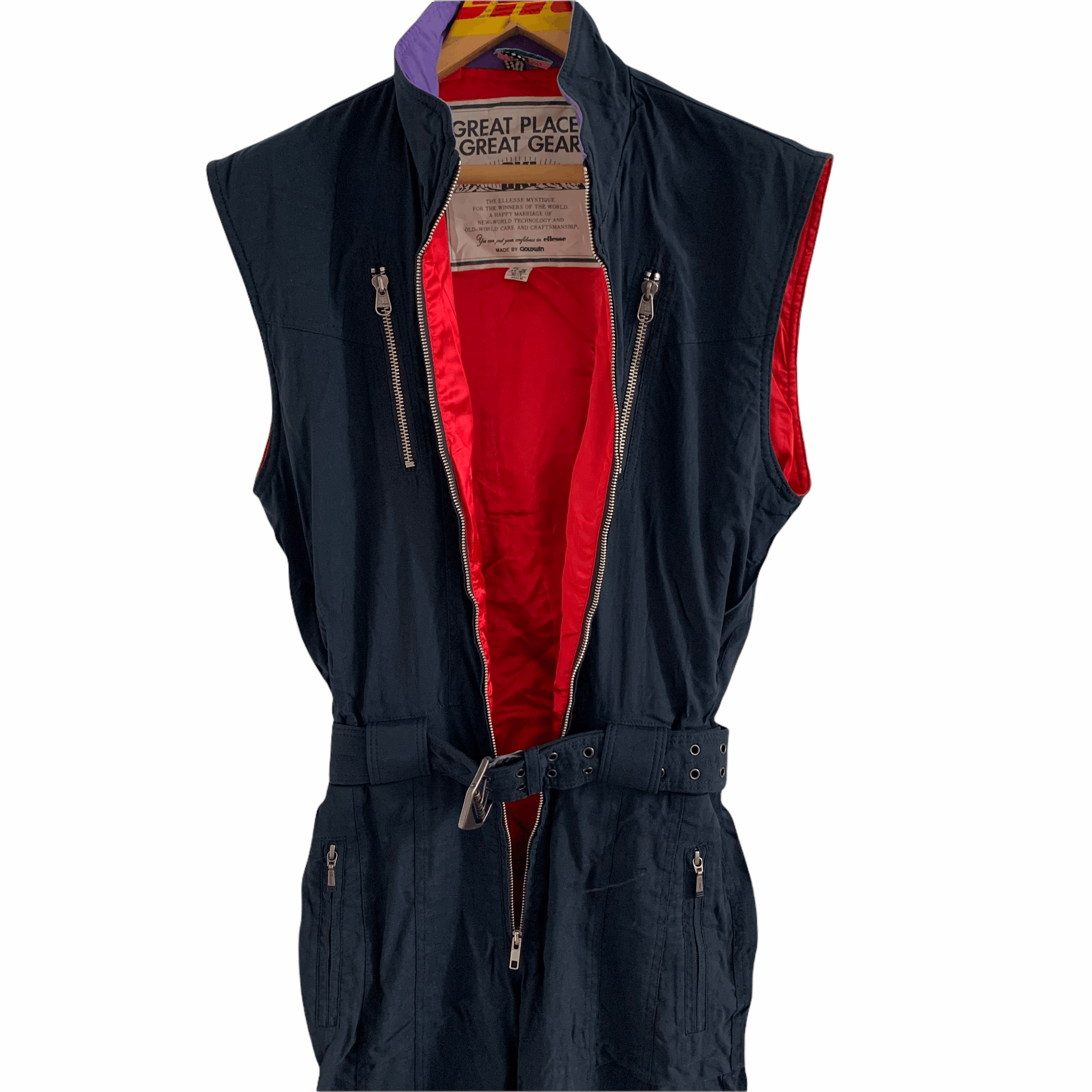 Ellesse × Goldwin Vintage Ellesse Made by Goldwin Ski Overalls #3301-118 Size US 28 / EU 44 - 8 Thumbnail