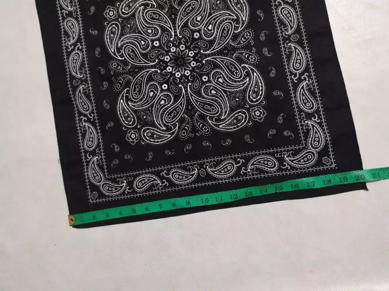 Japanese Brand JAPANESE Black Bandana, Handkerchief, Headband, Masked Size ONE SIZE - 11 Thumbnail