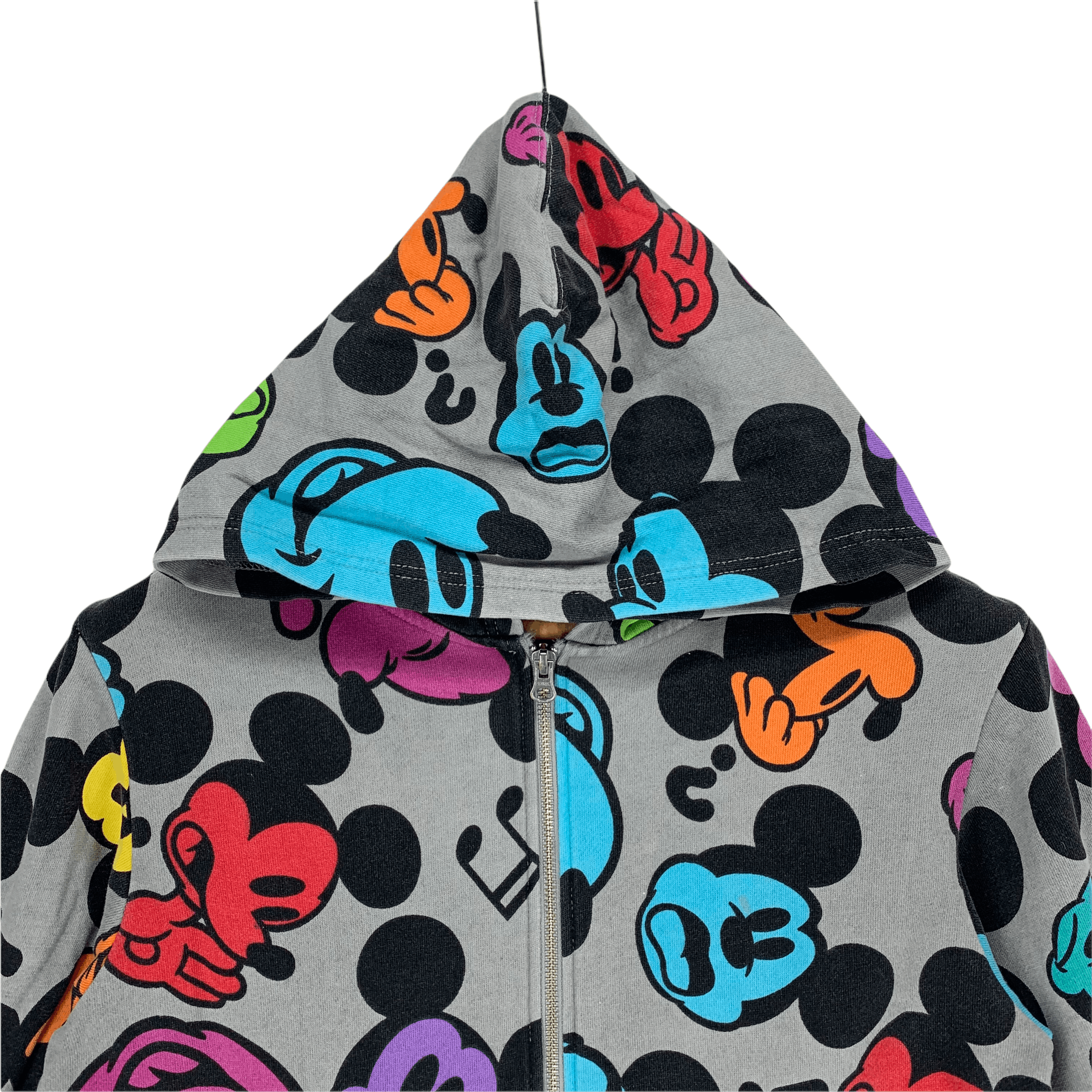 Disney Tokyo Disney Resort Mickey Mouse Fullprint Hoodies #3434-121 Size US S / EU 44-46 / 1 - 2 Thumbnail