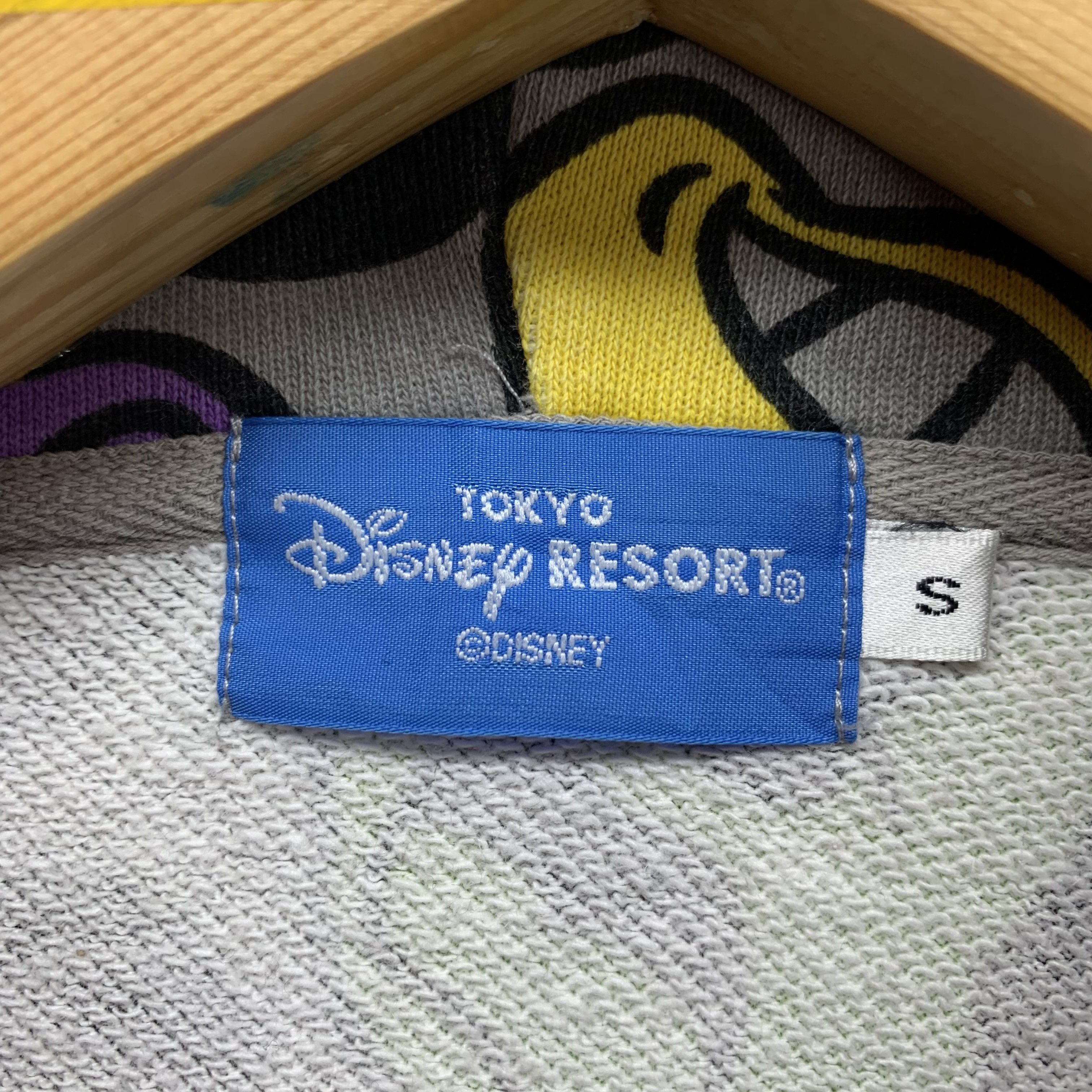 Disney Tokyo Disney Resort Mickey Mouse Fullprint Hoodies #3434-121 Size US S / EU 44-46 / 1 - 5 Thumbnail