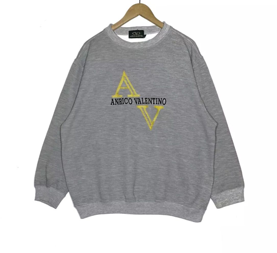 Anrico valentino Sweatshirt Embroidered Crewneck