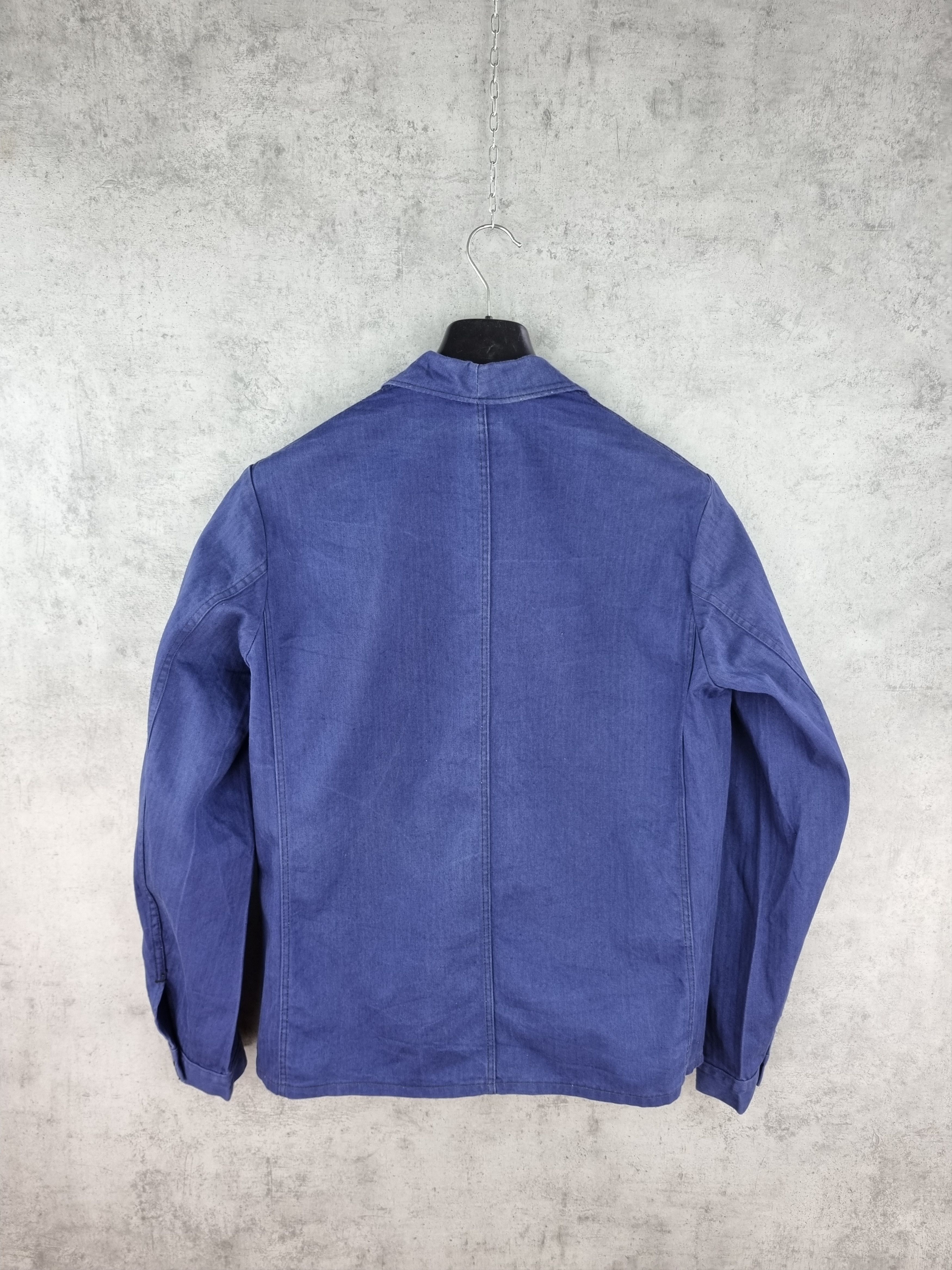 Le Laboureur × Vetra 70s Sanfor Worker Faded French Chore Light Jacket Size US M / EU 48-50 / 2 - 3 Thumbnail