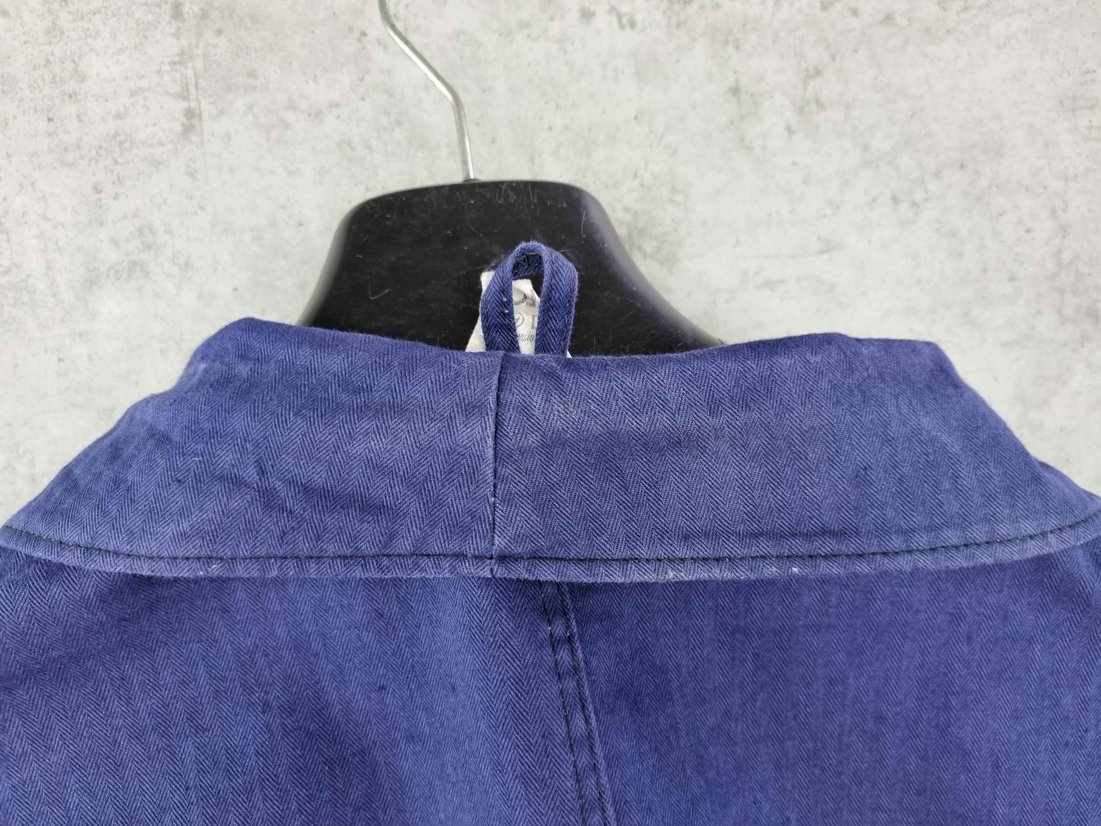 Le Laboureur × Vetra 70s Sanfor Worker Faded French Chore Light Jacket Size US M / EU 48-50 / 2 - 6 Thumbnail