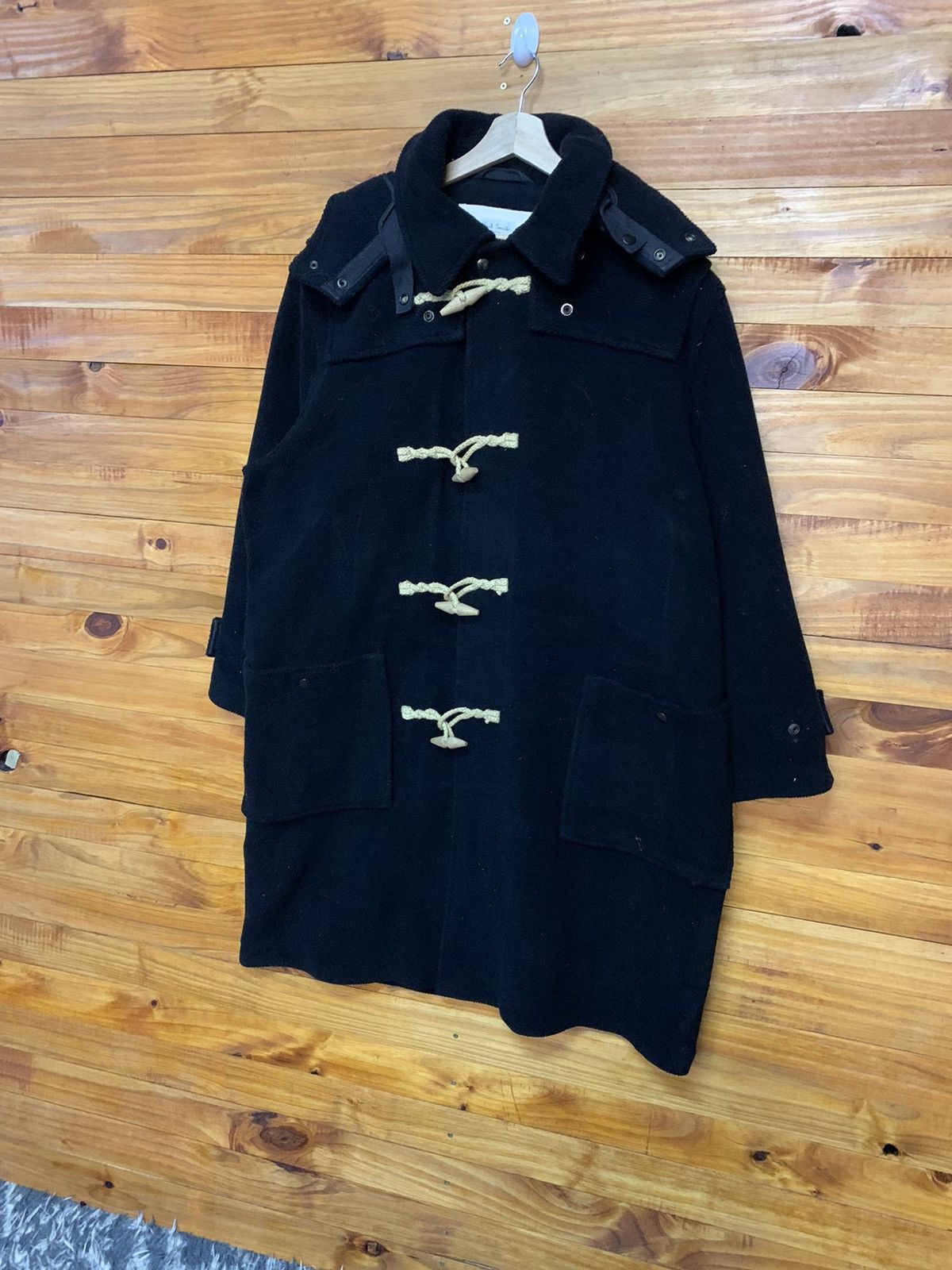 Paul Smith Paul Smith Duffle Wool Long Coat Size US L / EU 52-54 / 3 - 3 Thumbnail