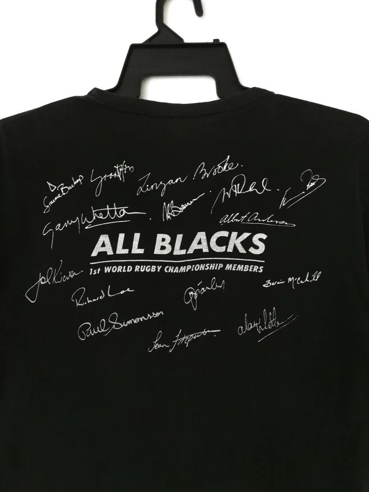 All Blacks × Vintage vintage all blacks tshirt signature 1st World Rugby Size US M / EU 48-50 / 2 - 4 Thumbnail