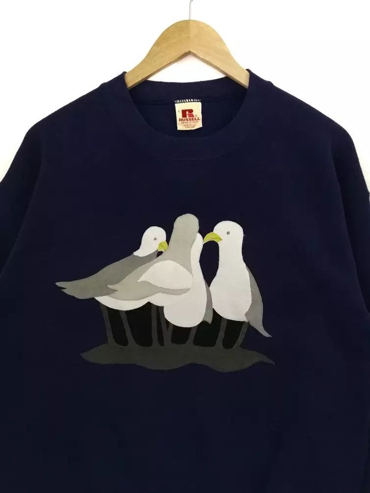 Russell Athletic × Vintage Vintage 80s Russell Sweatshirt Russell crewneck Size US L / EU 52-54 / 3 - 3 Thumbnail
