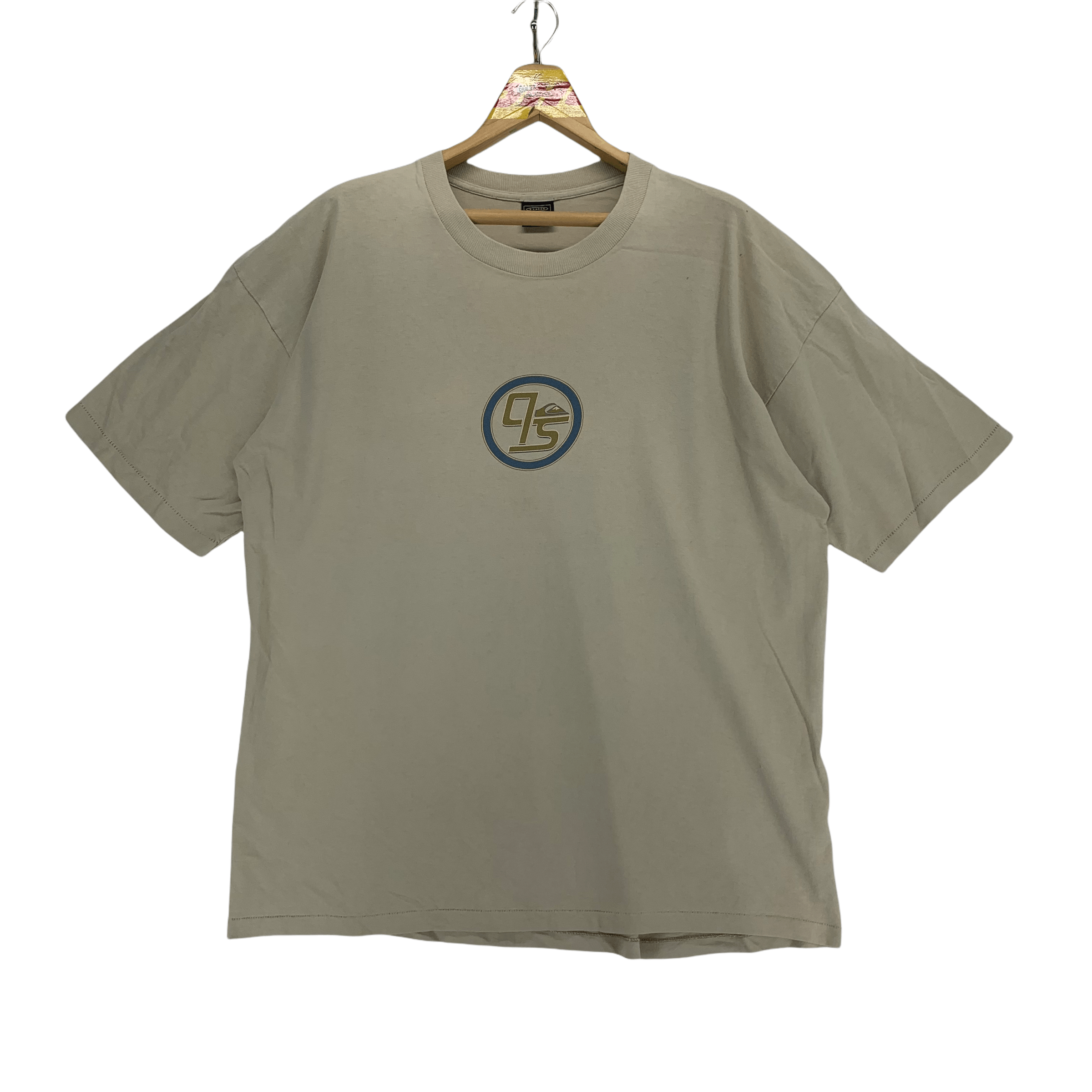 Quiksilver RARE🔥 Quiksilver Centre Logo Tees #3420-121 Size US XL / EU 56 / 4 - 1 Thumbnail