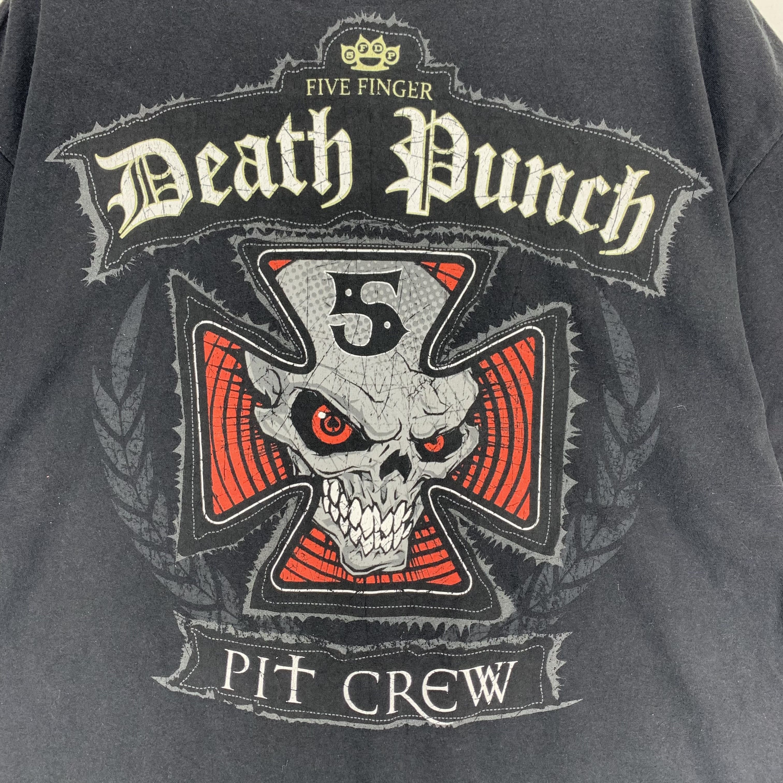 Hanes Five Finger Death Punch 5FDP FFDP Band Tee #3407-121 Size US XL / EU 56 / 4 - 4 Thumbnail