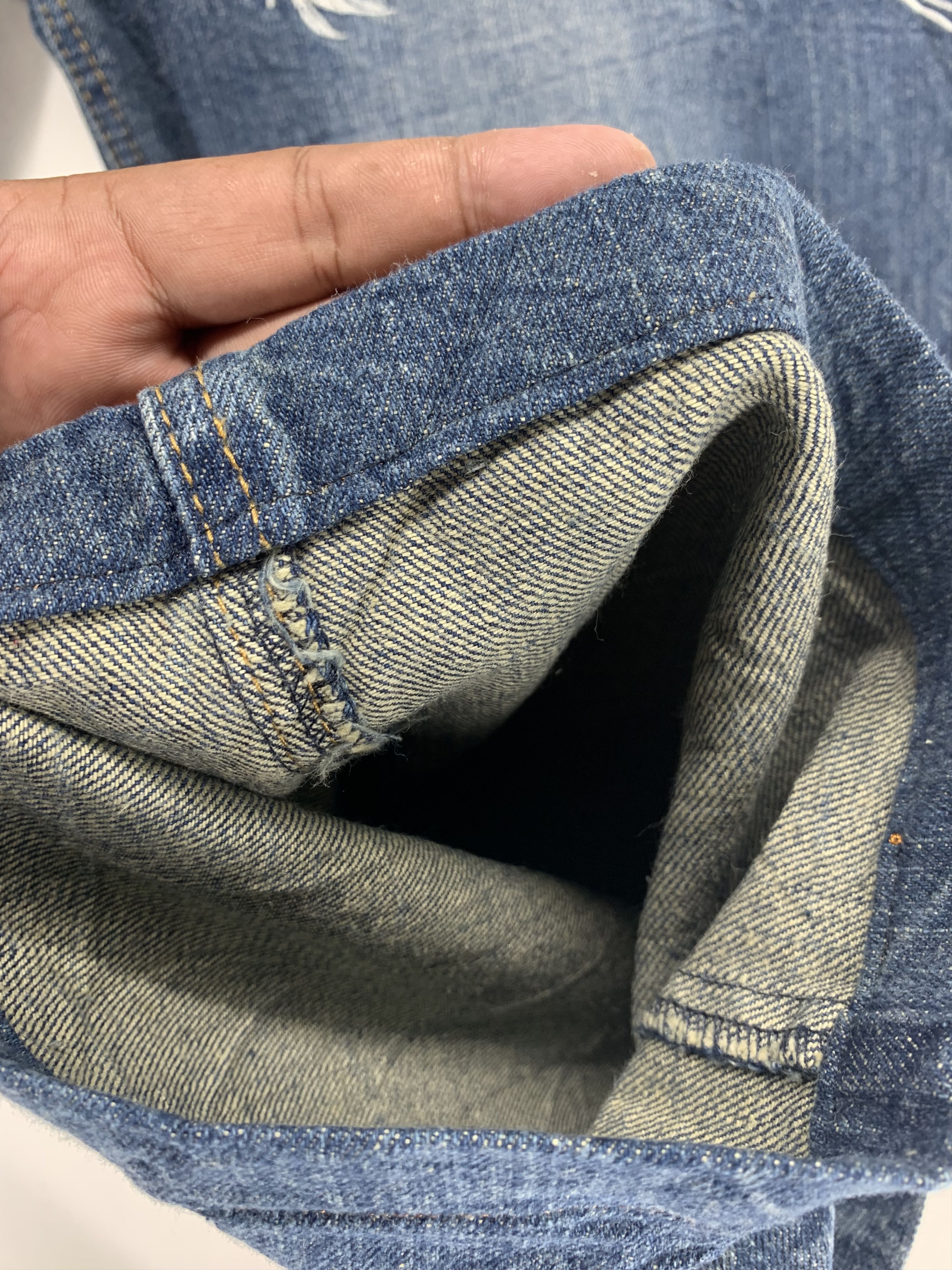 Japanese Brand HISHYOUHAKUREI WAGAR DENIM DRAGON DENIM PANTS #3463-123 Size US 34 / EU 50 - 7 Thumbnail