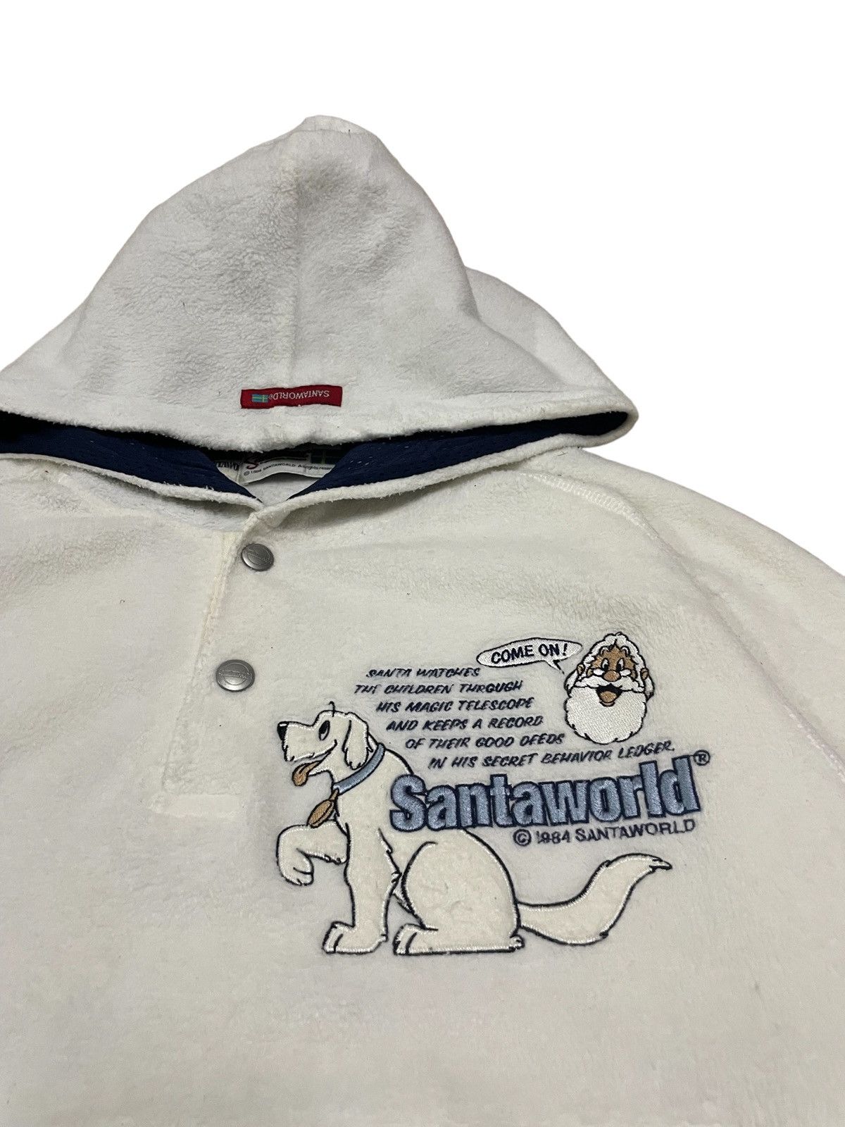Hypebeast Santaworld Winter Streetstyle Embroidery Loose Fleece Hoodie Size US M / EU 48-50 / 2 - 6 Thumbnail