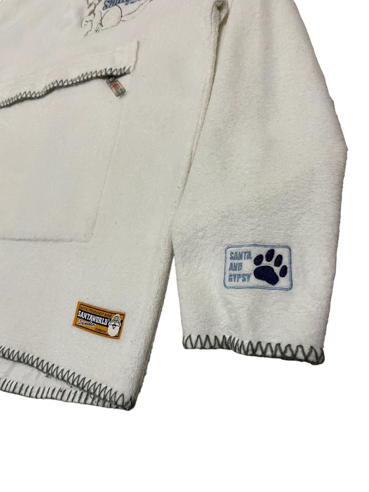 Hypebeast Santaworld Winter Streetstyle Embroidery Loose Fleece Hoodie Size US M / EU 48-50 / 2 - 7 Thumbnail