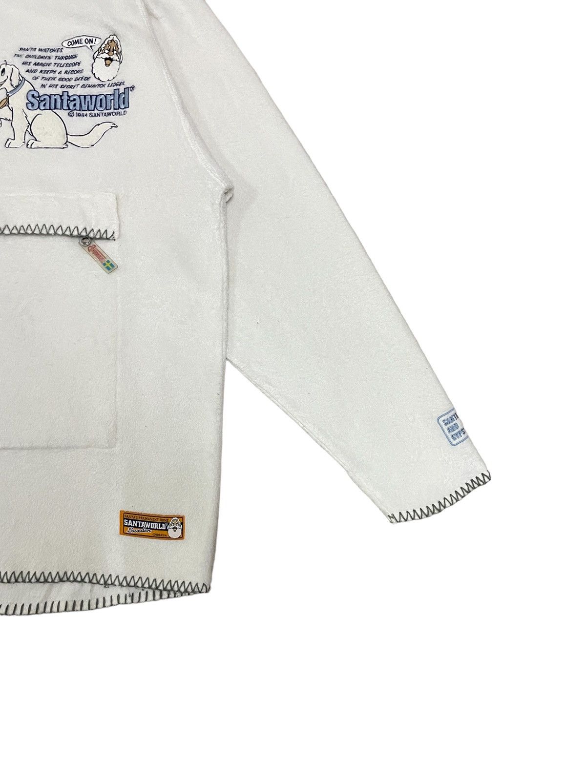 Hypebeast Santaworld Winter Streetstyle Embroidery Loose Fleece Hoodie Size US M / EU 48-50 / 2 - 5 Thumbnail