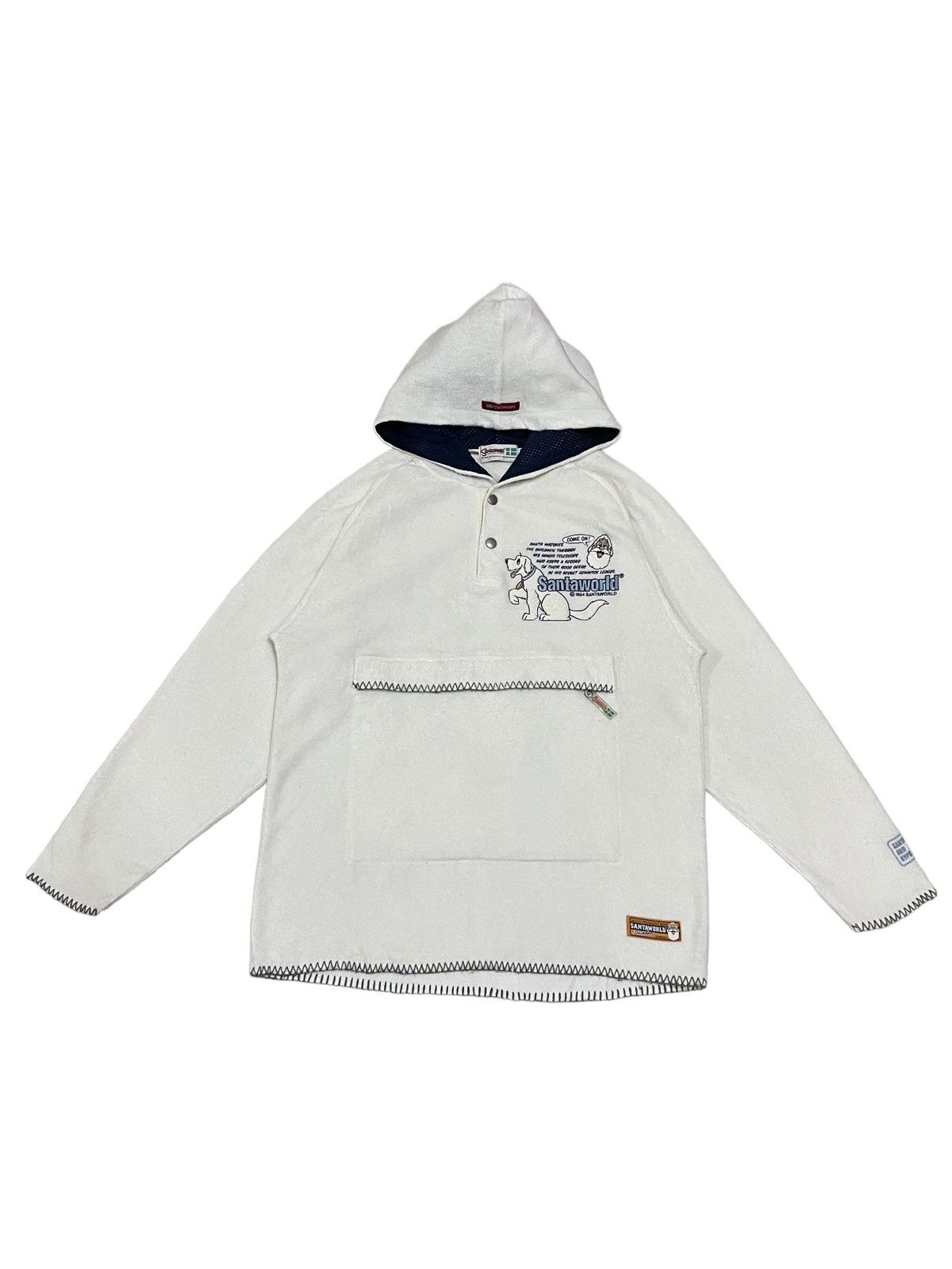 Hypebeast Santaworld Winter Streetstyle Embroidery Loose Fleece Hoodie Size US M / EU 48-50 / 2 - 1 Thumbnail
