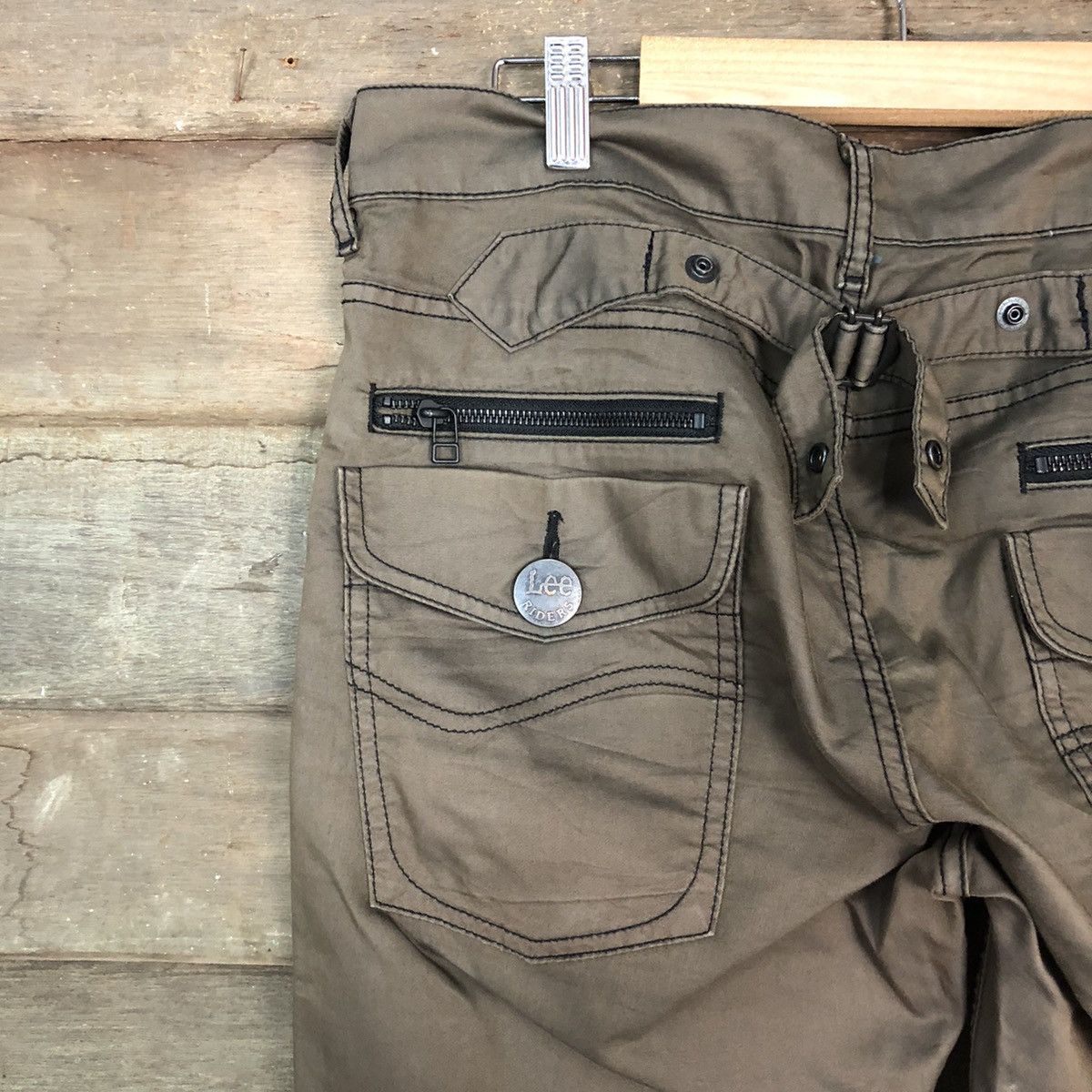 DLL Lee Brown Cargo utility Multipocket Pants #1508