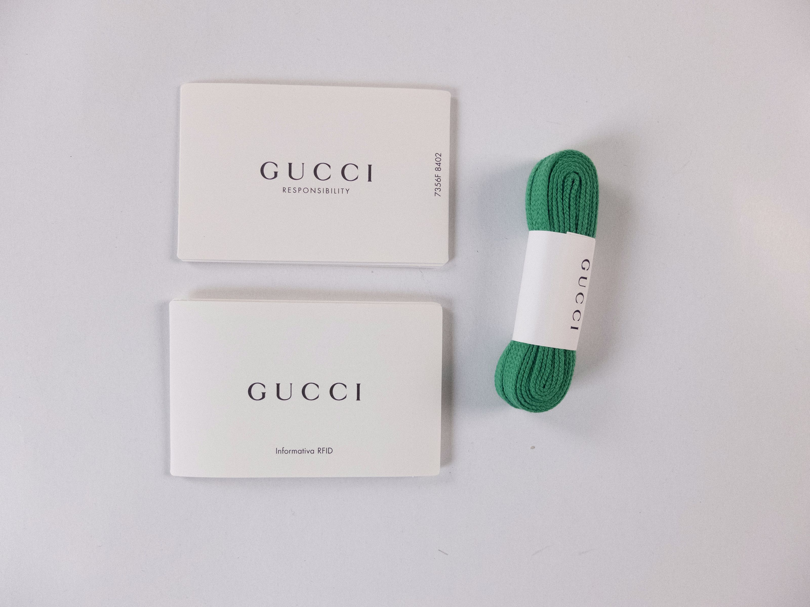 Gucci GUCCI Ace green embossed GG monogram leather sneakers 8.5 42 Size US 8.5 / EU 41-42 - 11 Thumbnail