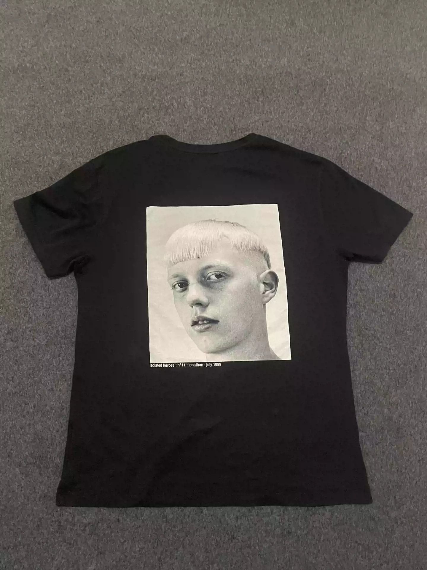 Raf simons portrait t-shirt
