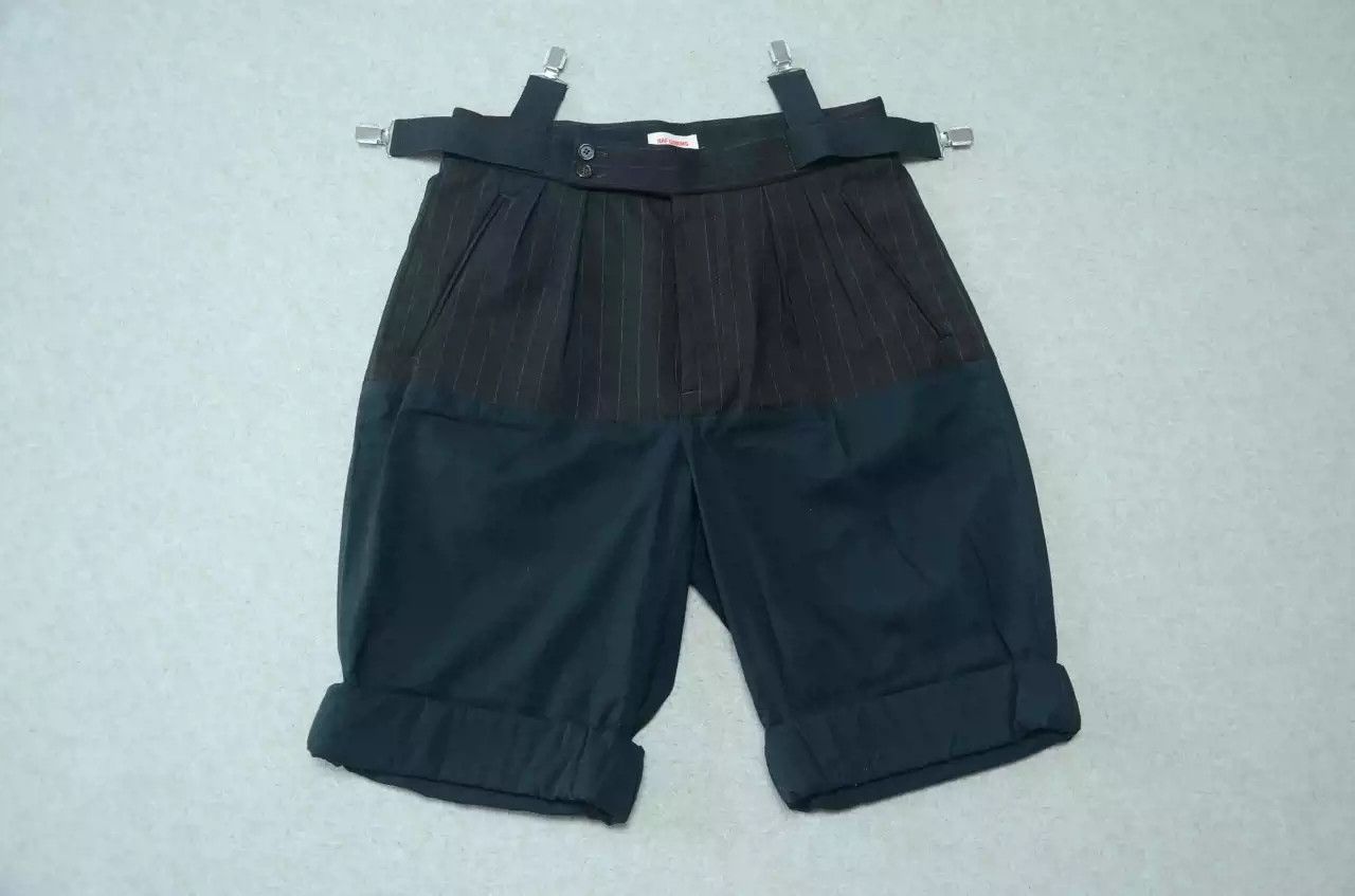 Raf Simons RAF SIMONS patchwork wool casual pants suit pants shorts Size US 30 / EU 46 - 1 Thumbnail