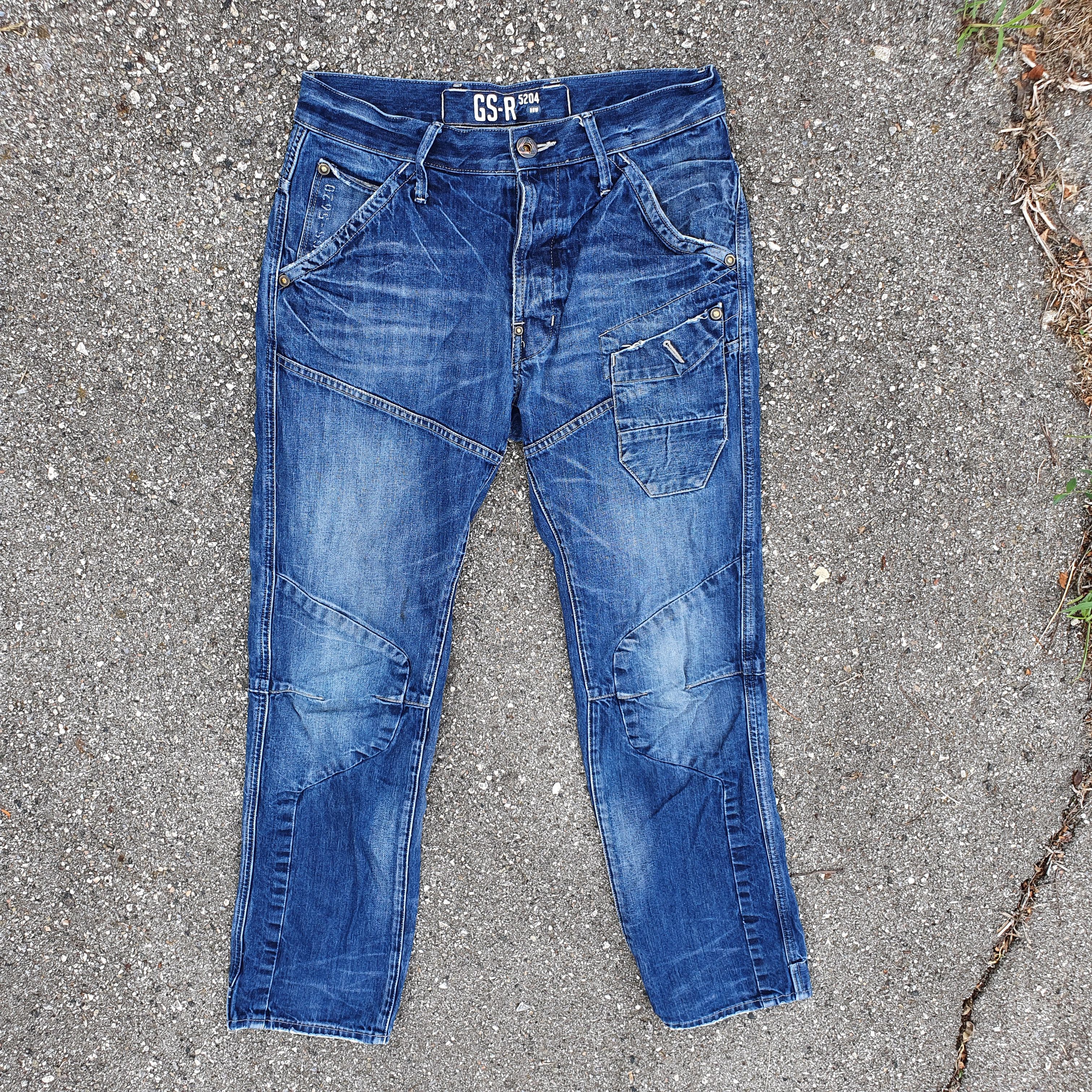 G-Star Vintage Rare GSTAR Biker Double Knee Jeans Size US 30 / EU 46 - 2 Thumbnail