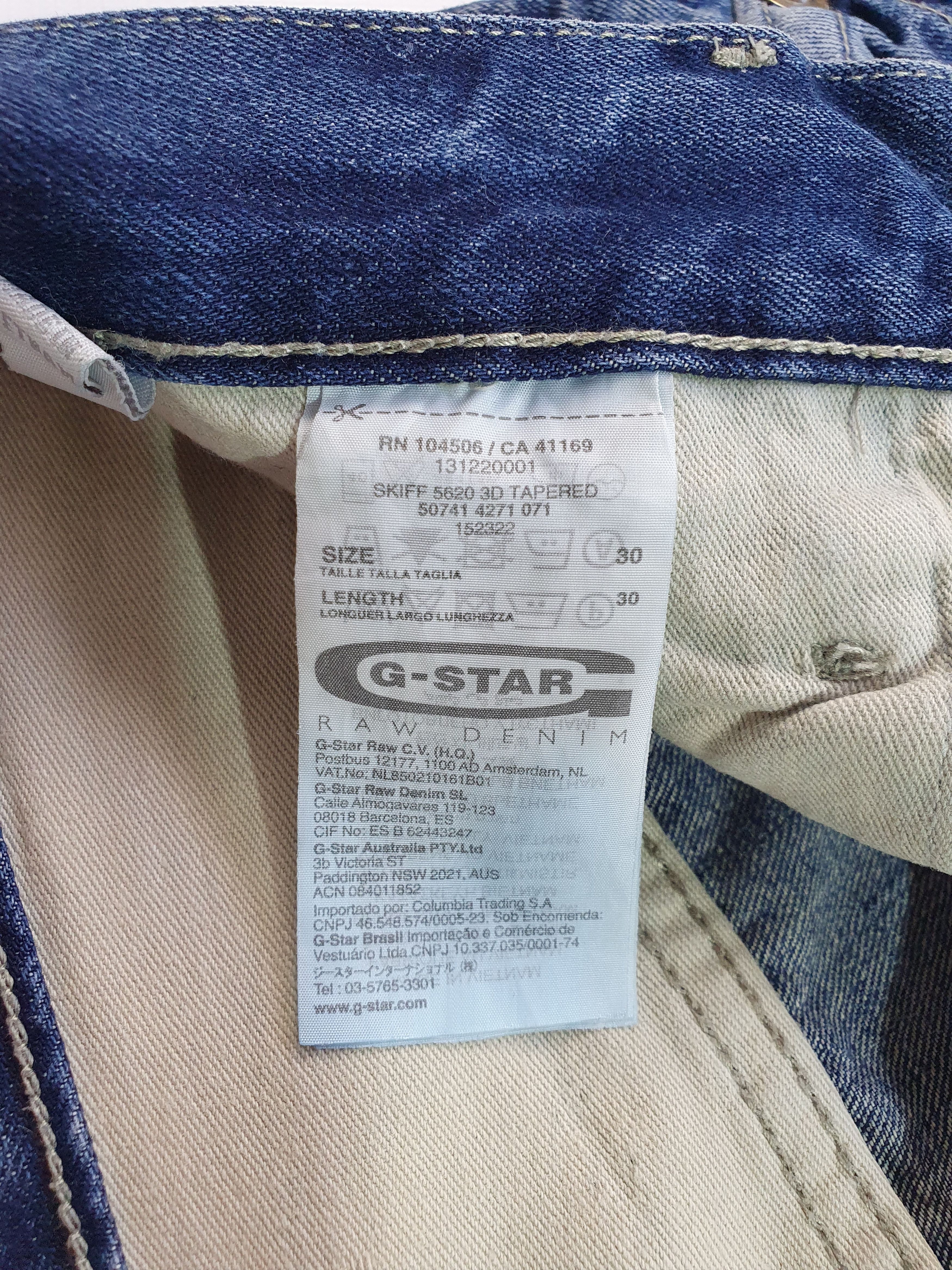 G-Star Vintage Rare GSTAR Biker Double Knee Jeans Size US 30 / EU 46 - 11 Thumbnail