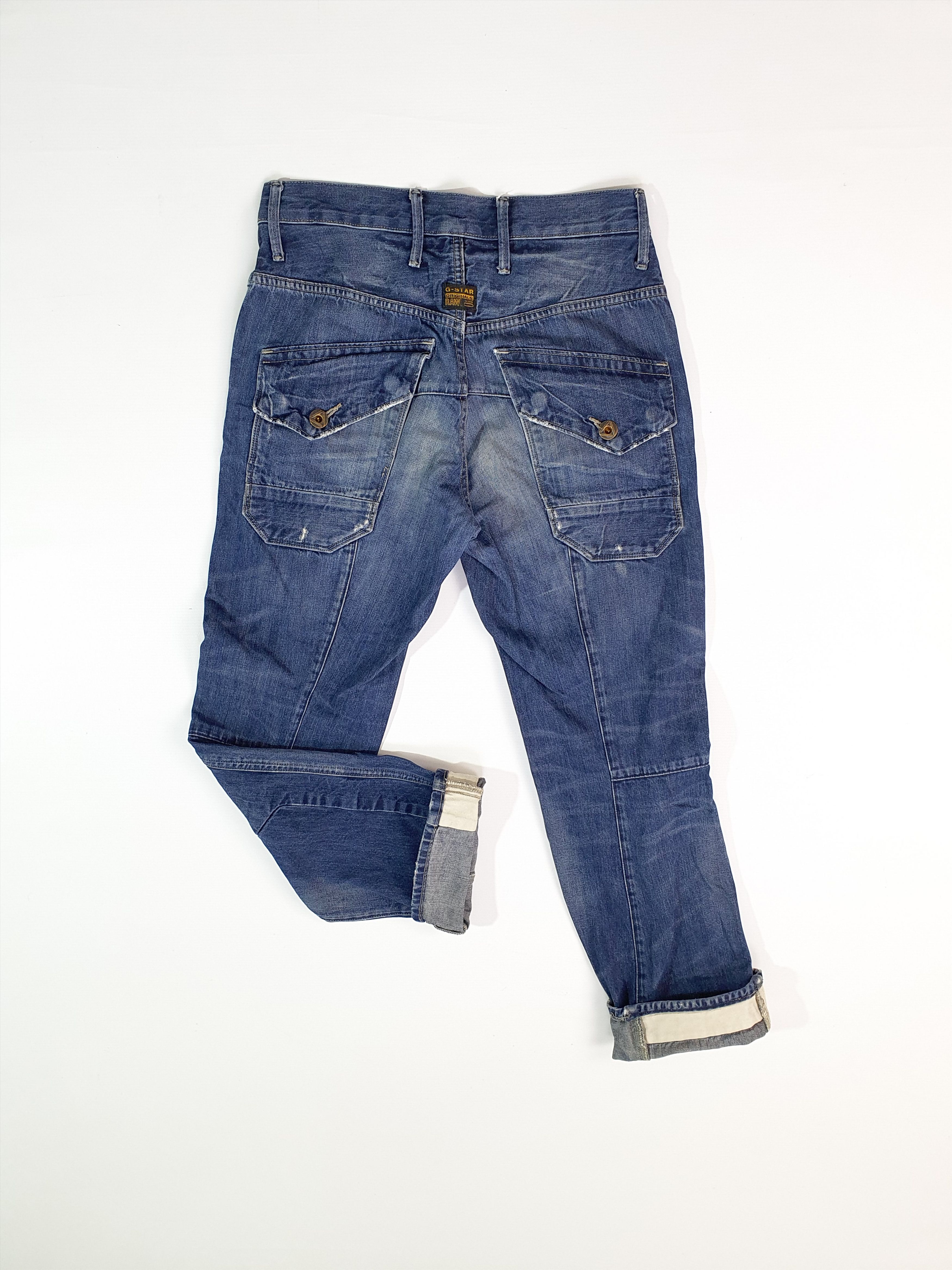 G-Star Vintage Rare GSTAR Biker Double Knee Jeans Size US 30 / EU 46 - 8 Thumbnail