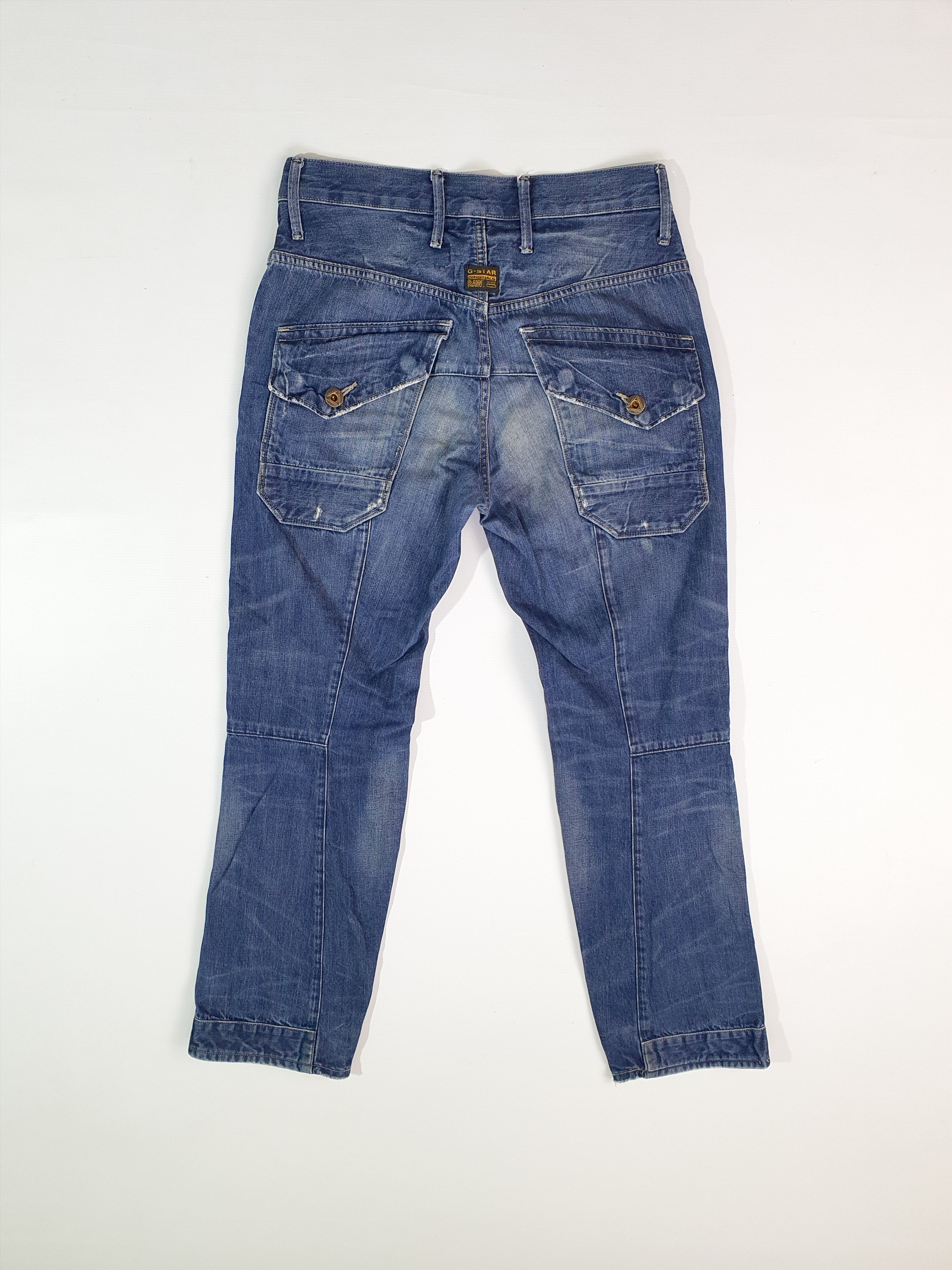 G-Star Vintage Rare GSTAR Biker Double Knee Jeans Size US 30 / EU 46 - 10 Thumbnail