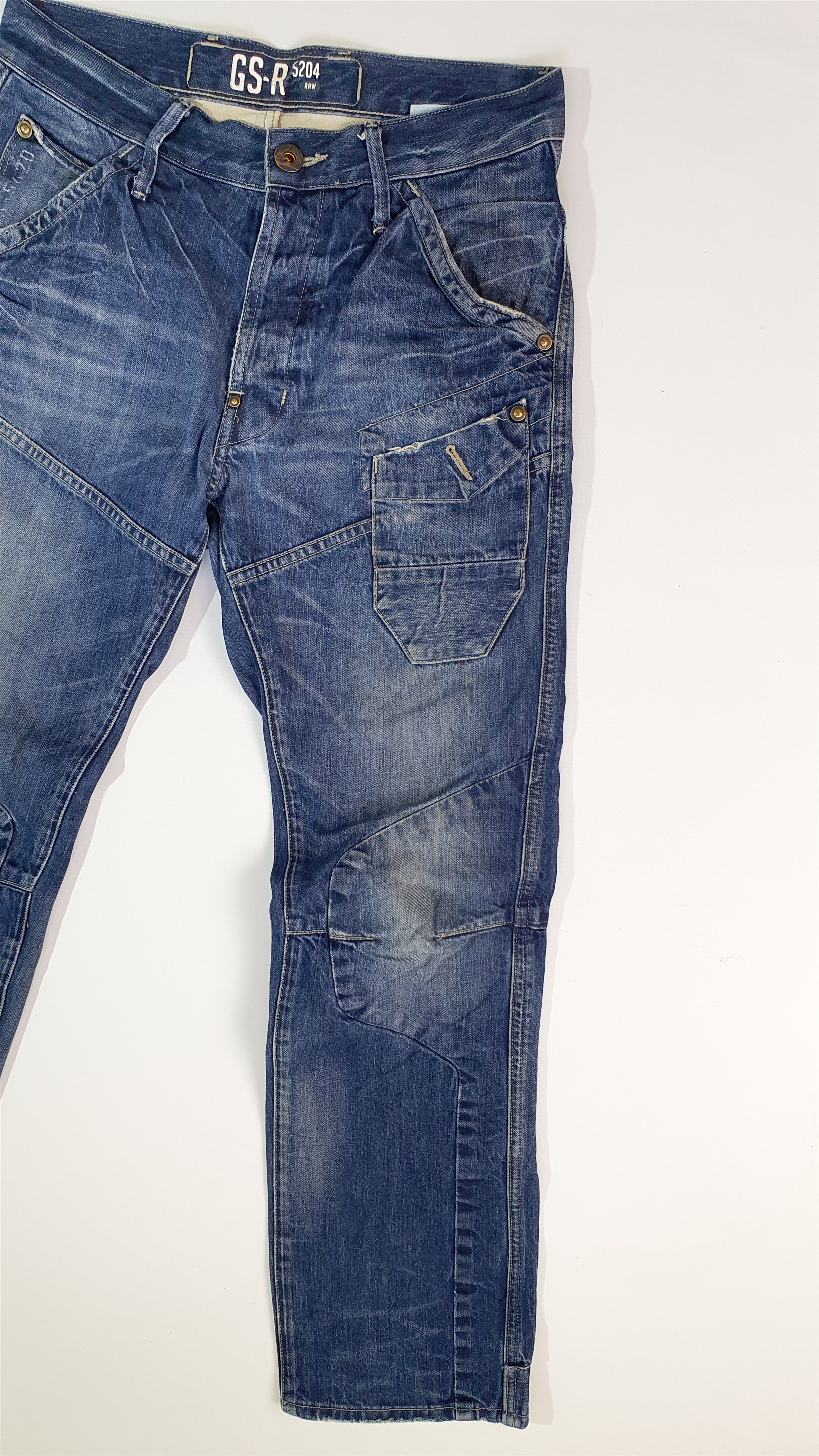 G-Star Vintage Rare GSTAR Biker Double Knee Jeans Size US 30 / EU 46 - 16 Thumbnail