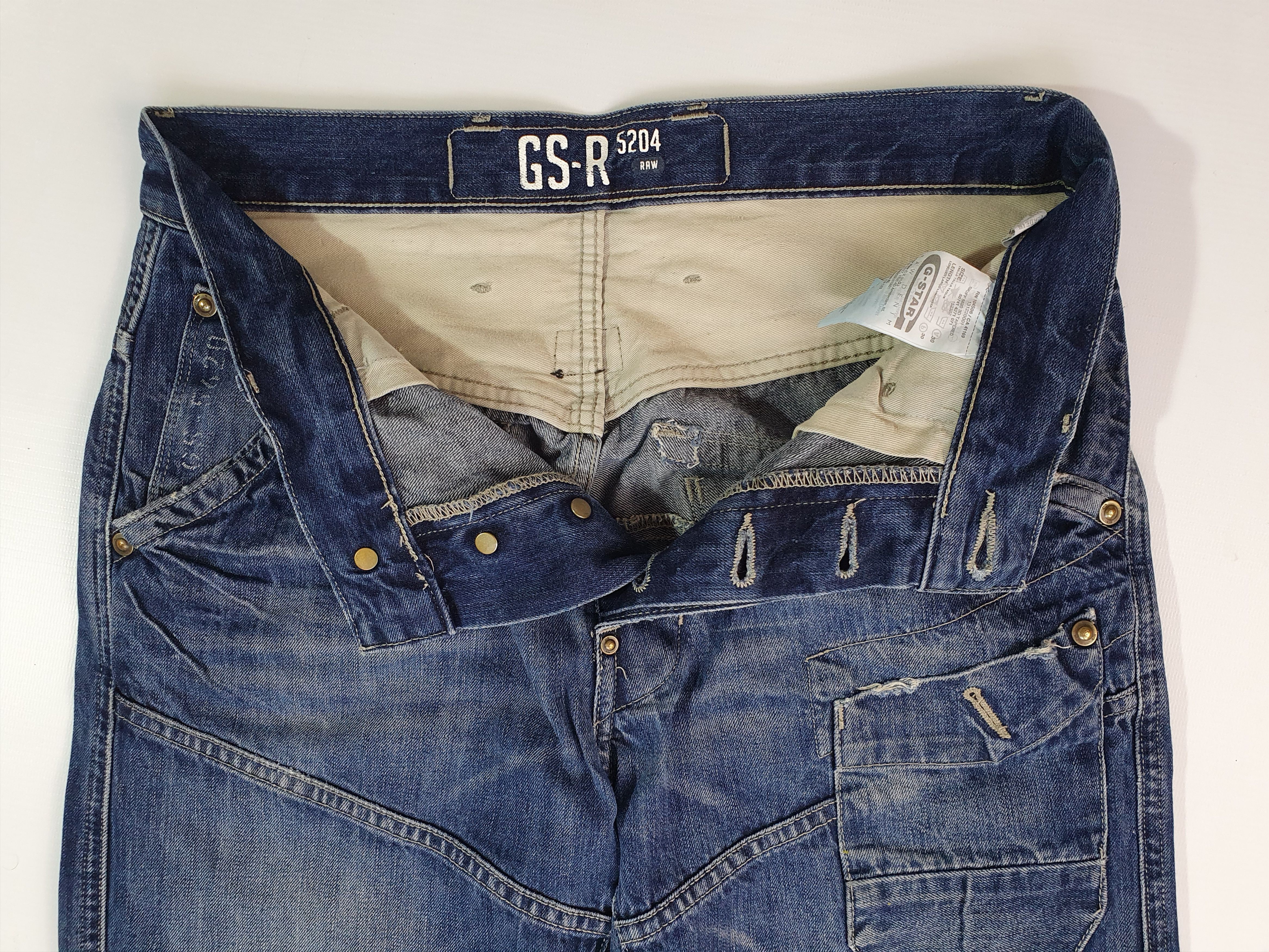 G-Star Vintage Rare GSTAR Biker Double Knee Jeans Size US 30 / EU 46 - 12 Thumbnail