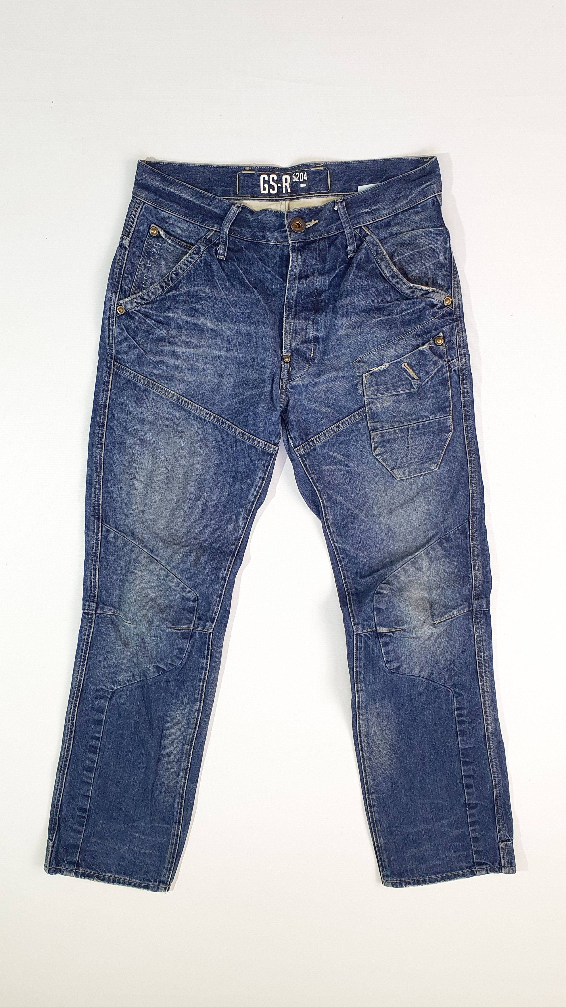 G-Star Vintage Rare GSTAR Biker Double Knee Jeans Size US 30 / EU 46 - 7 Thumbnail
