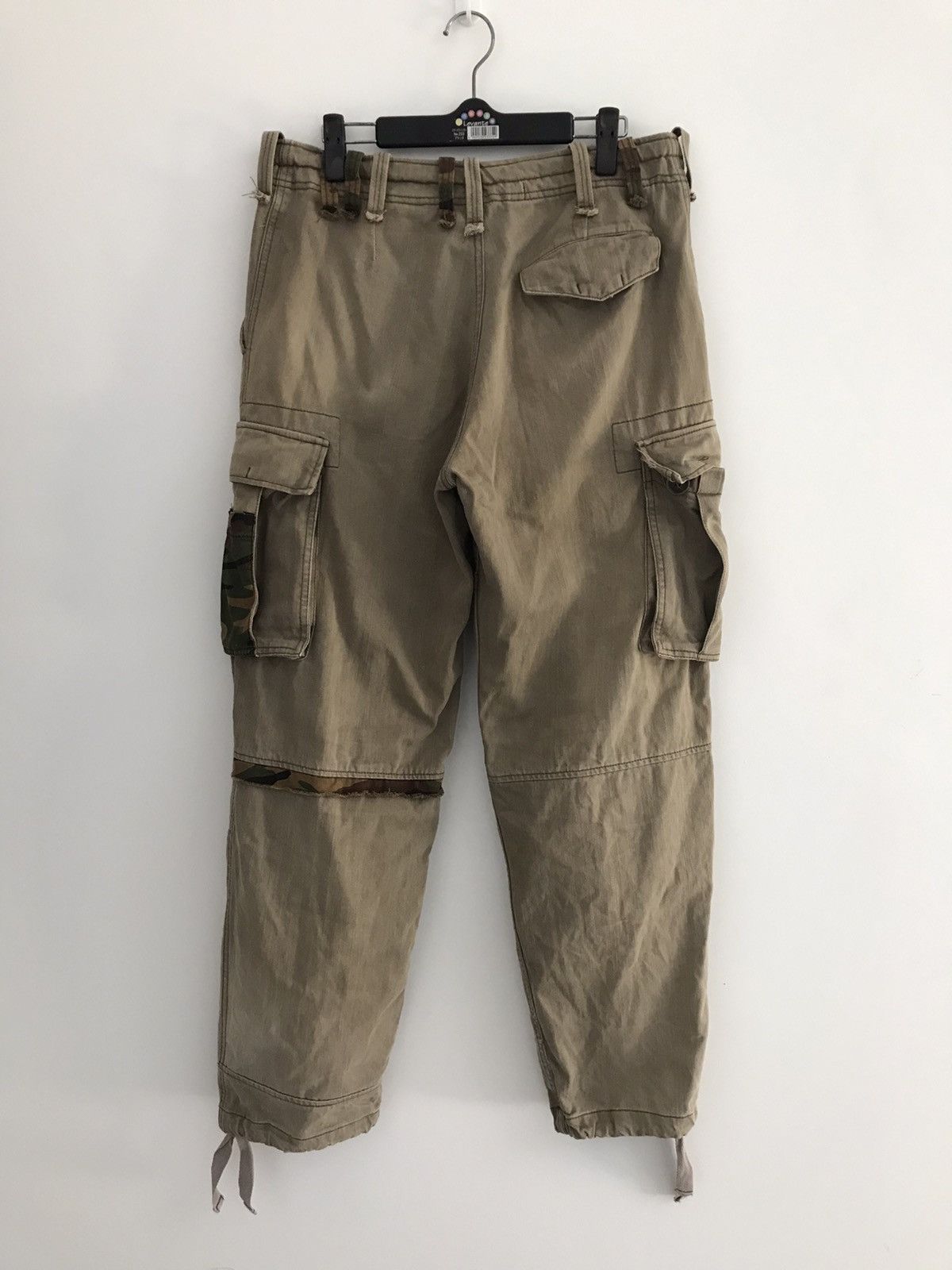 Japanese Brand Instic Japan Camo Patchwork Cargo Pants Size US 32 / EU 48 - 4 Thumbnail