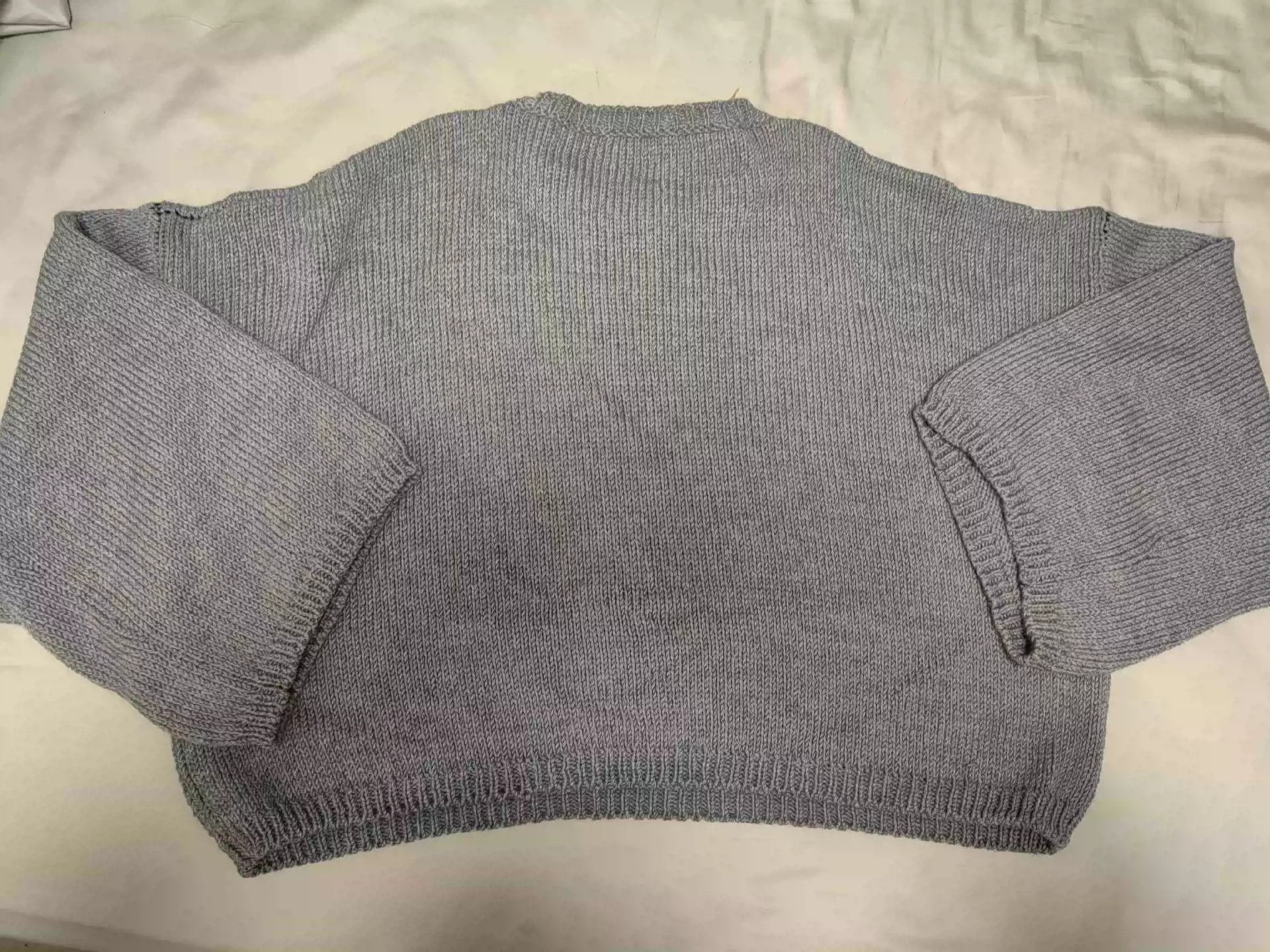 Raf Simons RAF SIMONS Short Sweater Grey Size US S / EU 44-46 / 1 - 2 Thumbnail