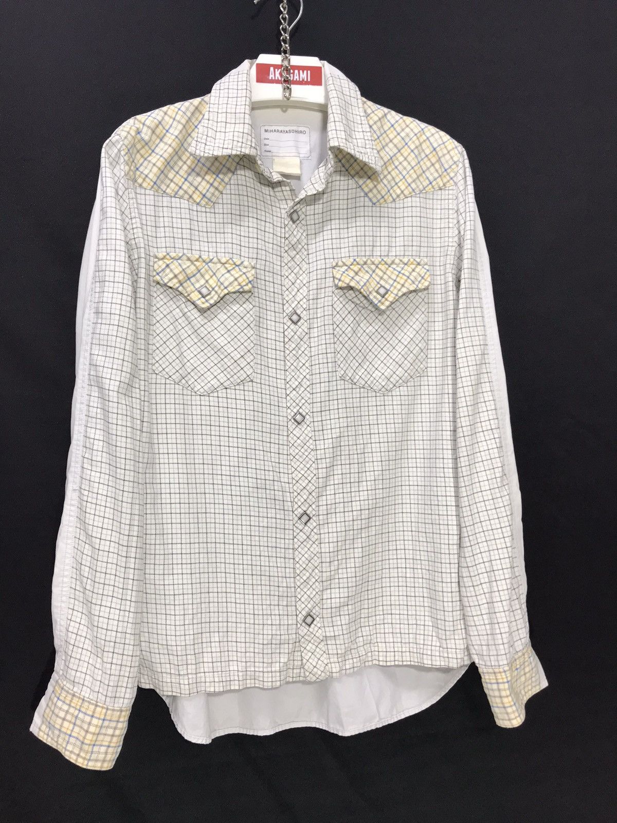 Maison MIHARA YASUHIRO Vtg Miharayasuhiro Hybrid Westerner Shirt 2🟩5 Size US M / EU 48-50 / 2 - 2 Thumbnail