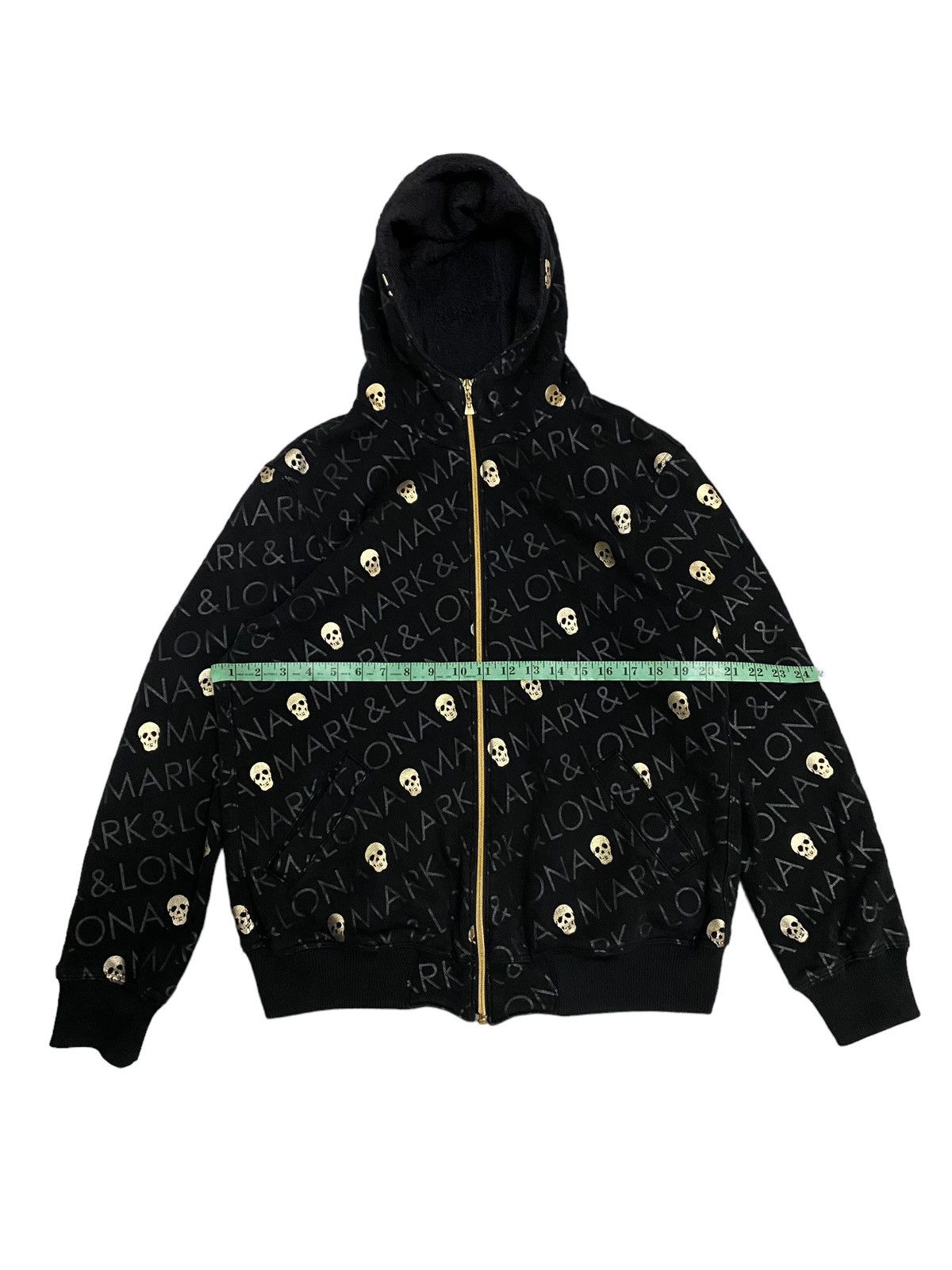 Japanese Brand × Vintage Vintage Mark&Lona Japanese Fullprint Zipper Hoodie Size US L / EU 52-54 / 3 - 8 Thumbnail