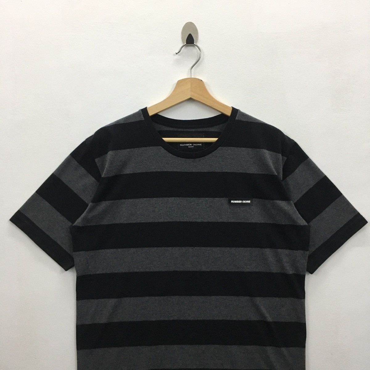 Number (N)ine Rare Number Nine Small Logo Stripe Tshirt Size US M / EU 48-50 / 2 - 6 Thumbnail