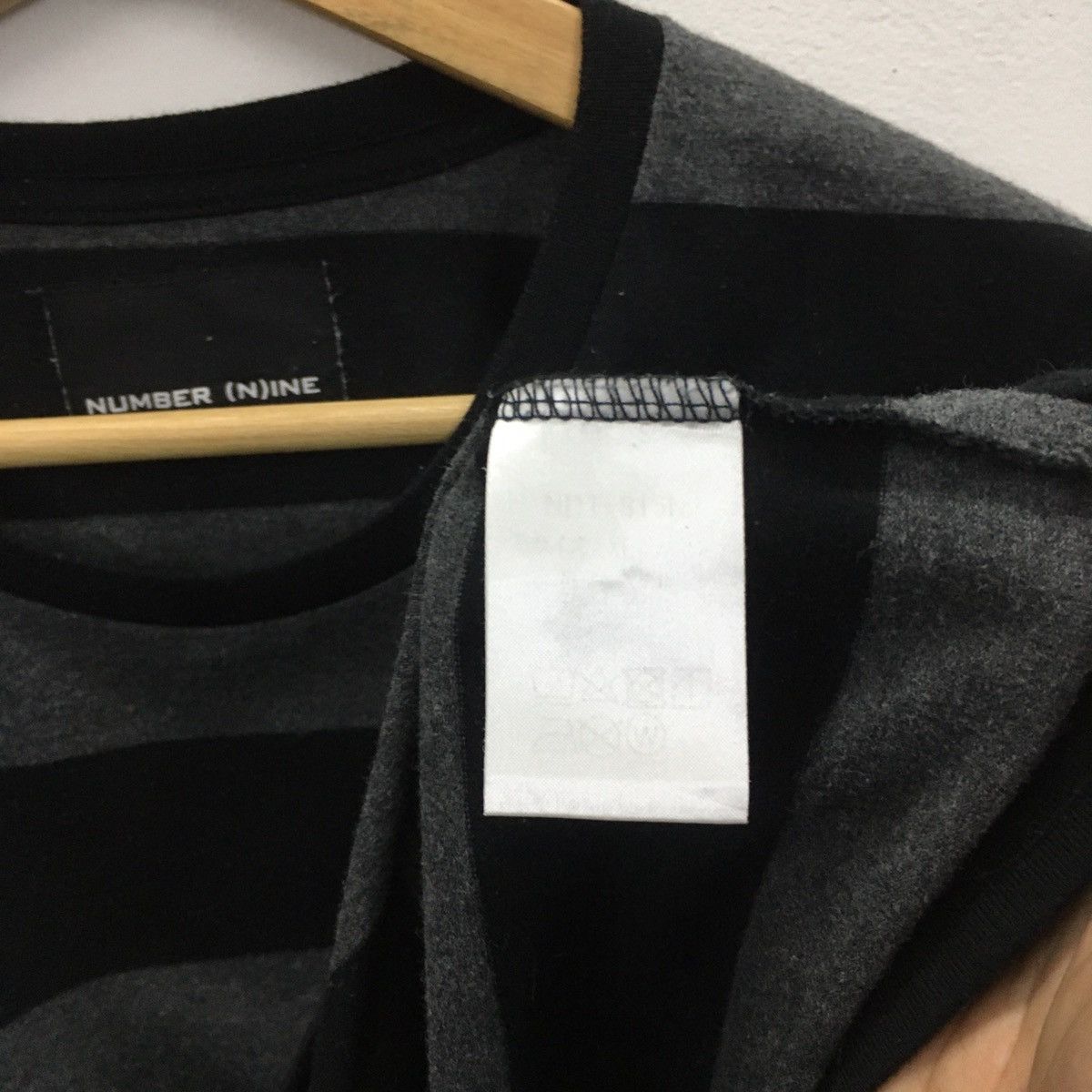 Number (N)ine Rare Number Nine Small Logo Stripe Tshirt Size US M / EU 48-50 / 2 - 4 Thumbnail