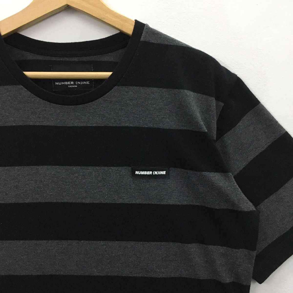 Number (N)ine Rare Number Nine Small Logo Stripe Tshirt Size US M / EU 48-50 / 2 - 5 Thumbnail