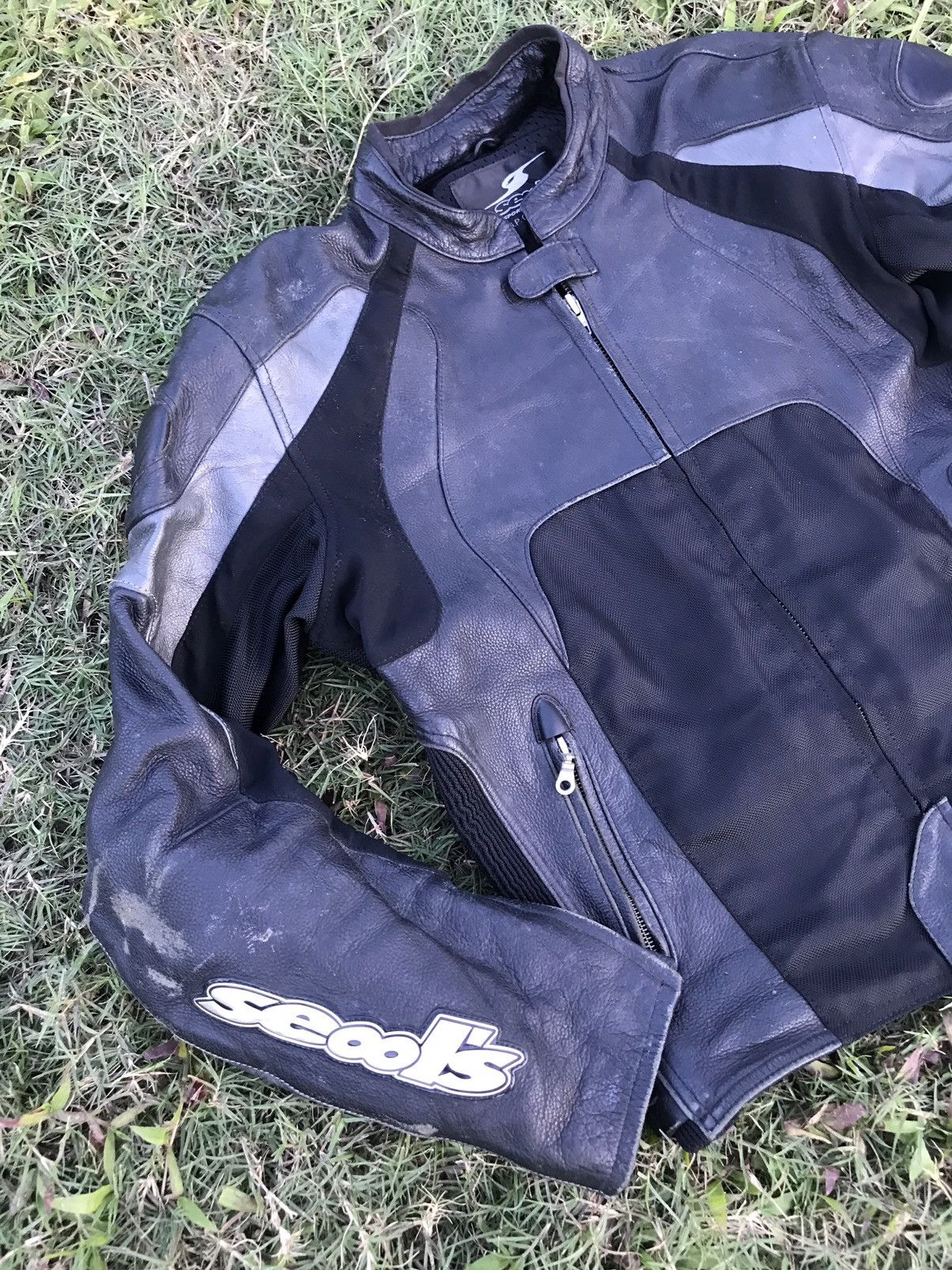 Sports Specialties Seool’s racing bike distressed jacket by G.P company Size US M / EU 48-50 / 2 - 6 Thumbnail