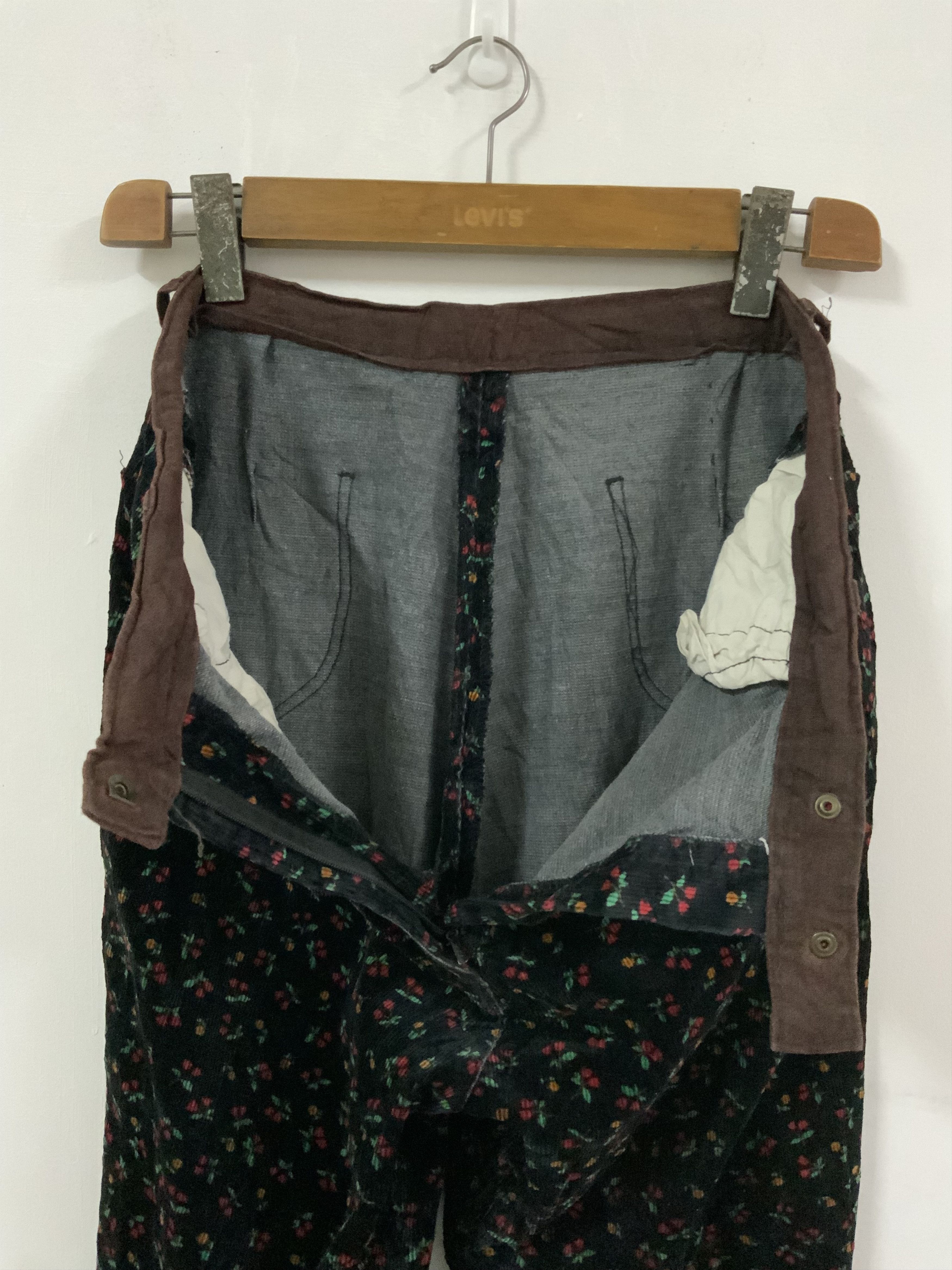 Unsound Rags Mi Land Flower Printed Corduroy Jean Size US 37 - 12 Thumbnail