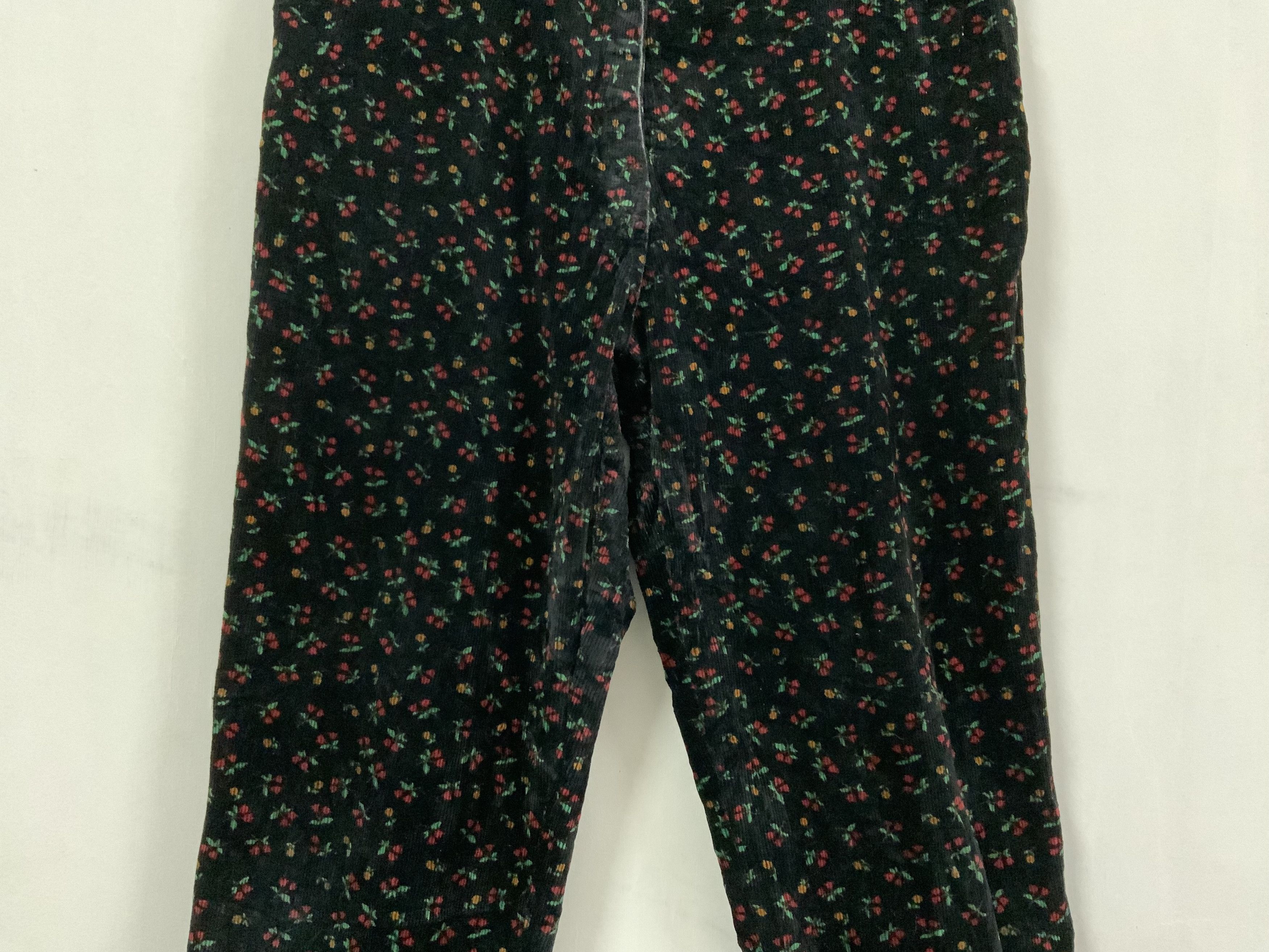 Unsound Rags Mi Land Flower Printed Corduroy Jean Size US 37 - 4 Thumbnail