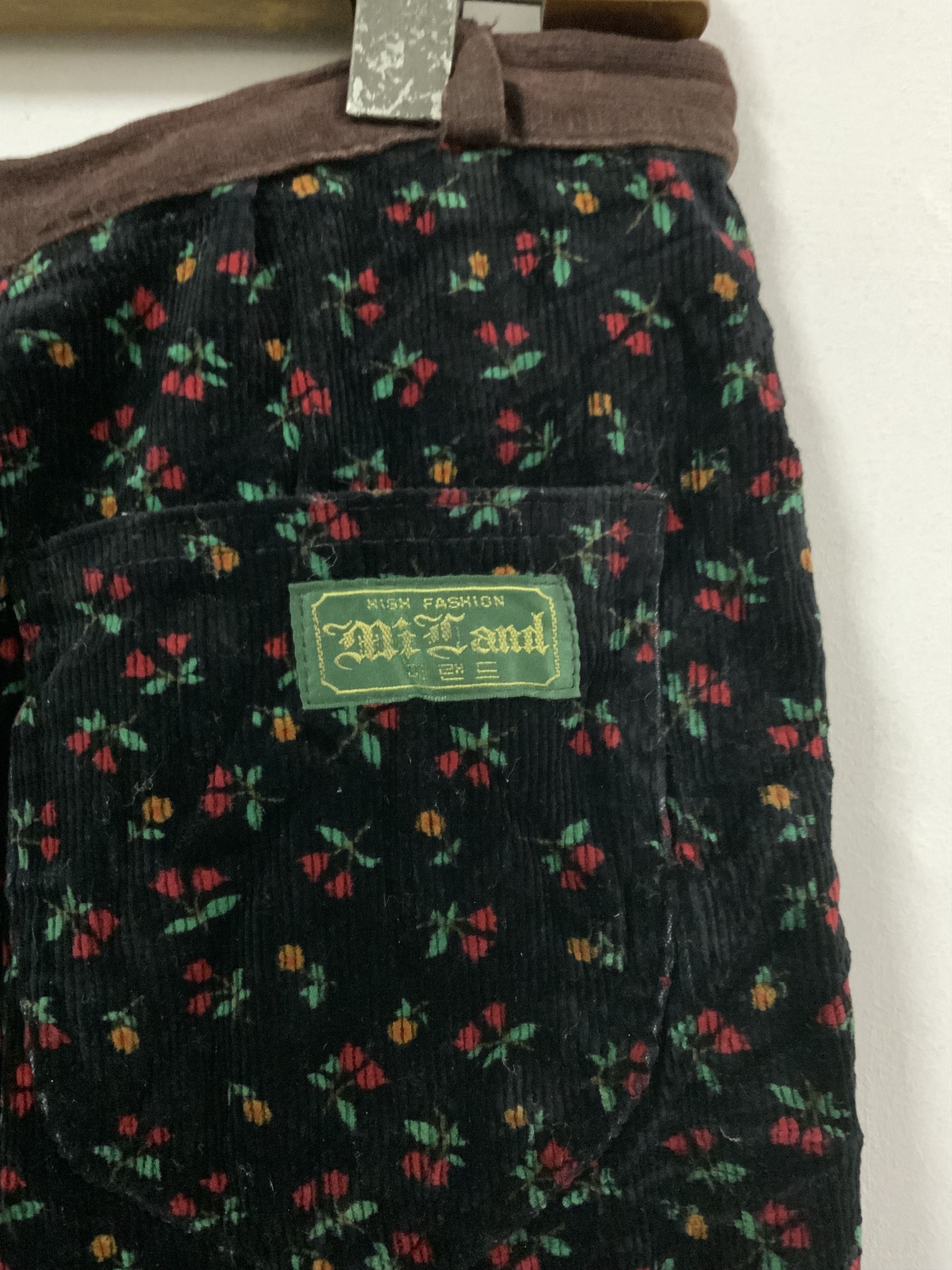 Unsound Rags Mi Land Flower Printed Corduroy Jean Size US 37 - 11 Thumbnail