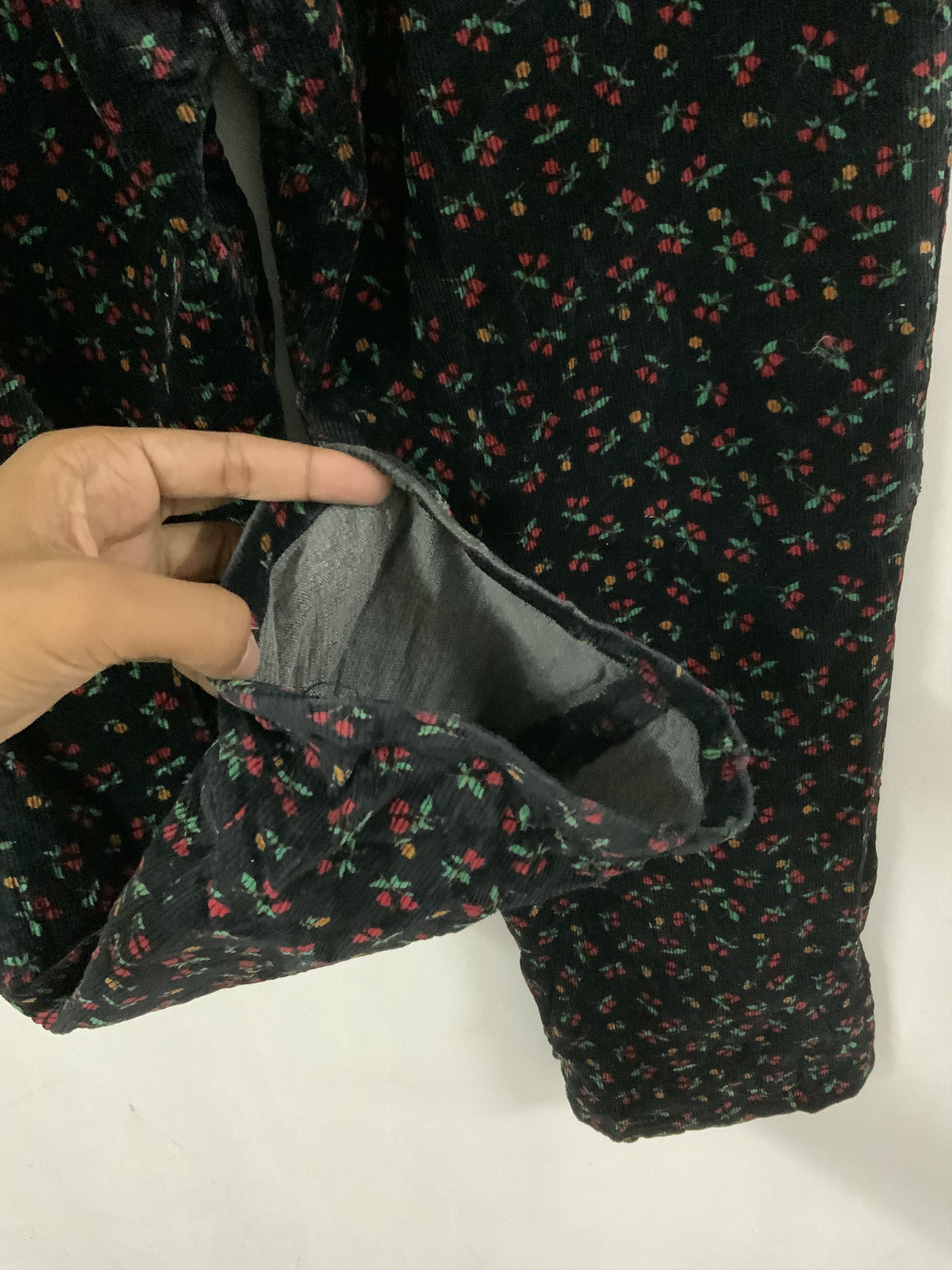 Unsound Rags Mi Land Flower Printed Corduroy Jean Size US 37 - 10 Thumbnail