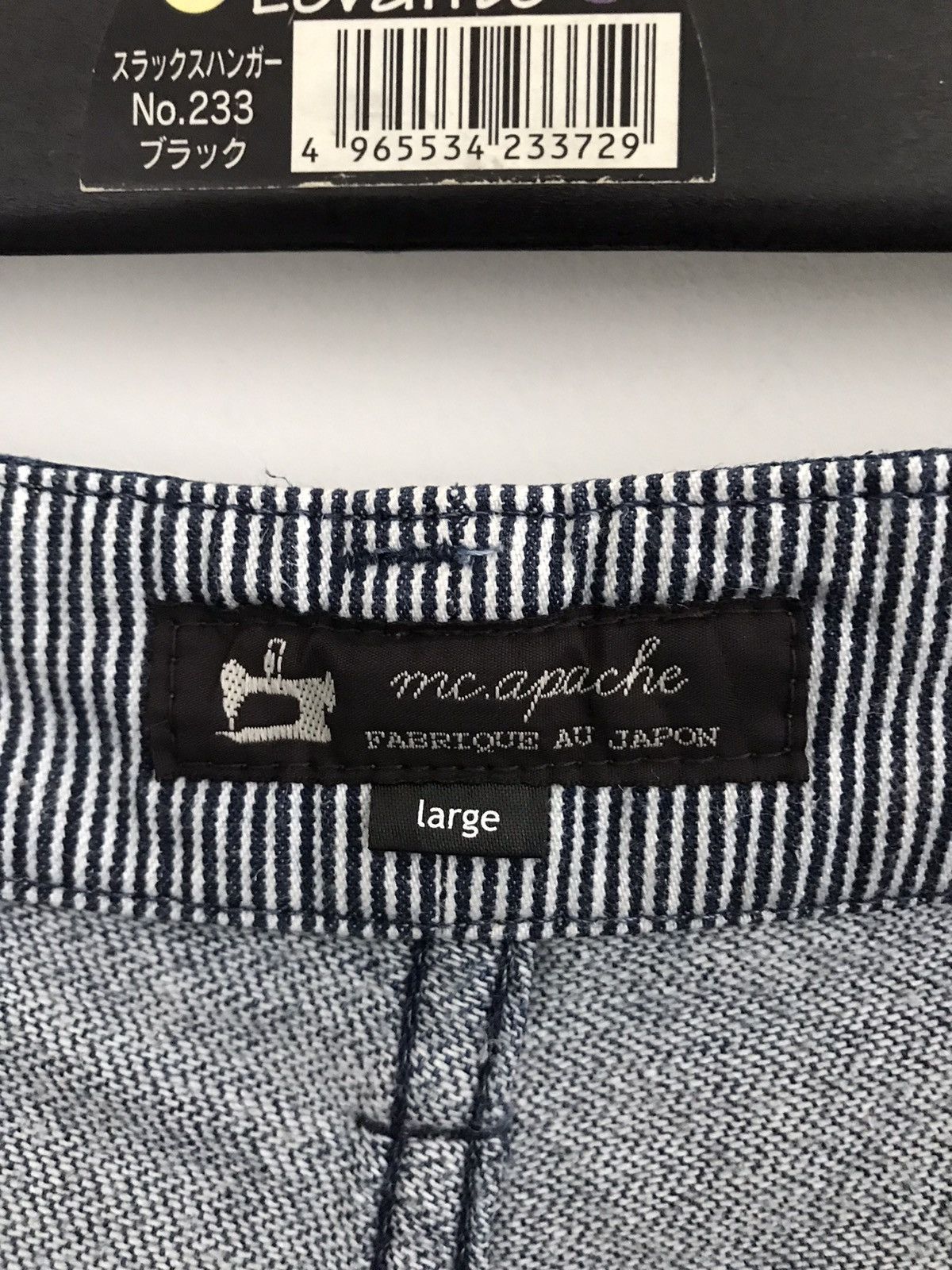 Japanese Brand Japanese Designer Mc.Apache Indigo Stretchable Trousers Size US 34 / EU 50 - 8 Thumbnail