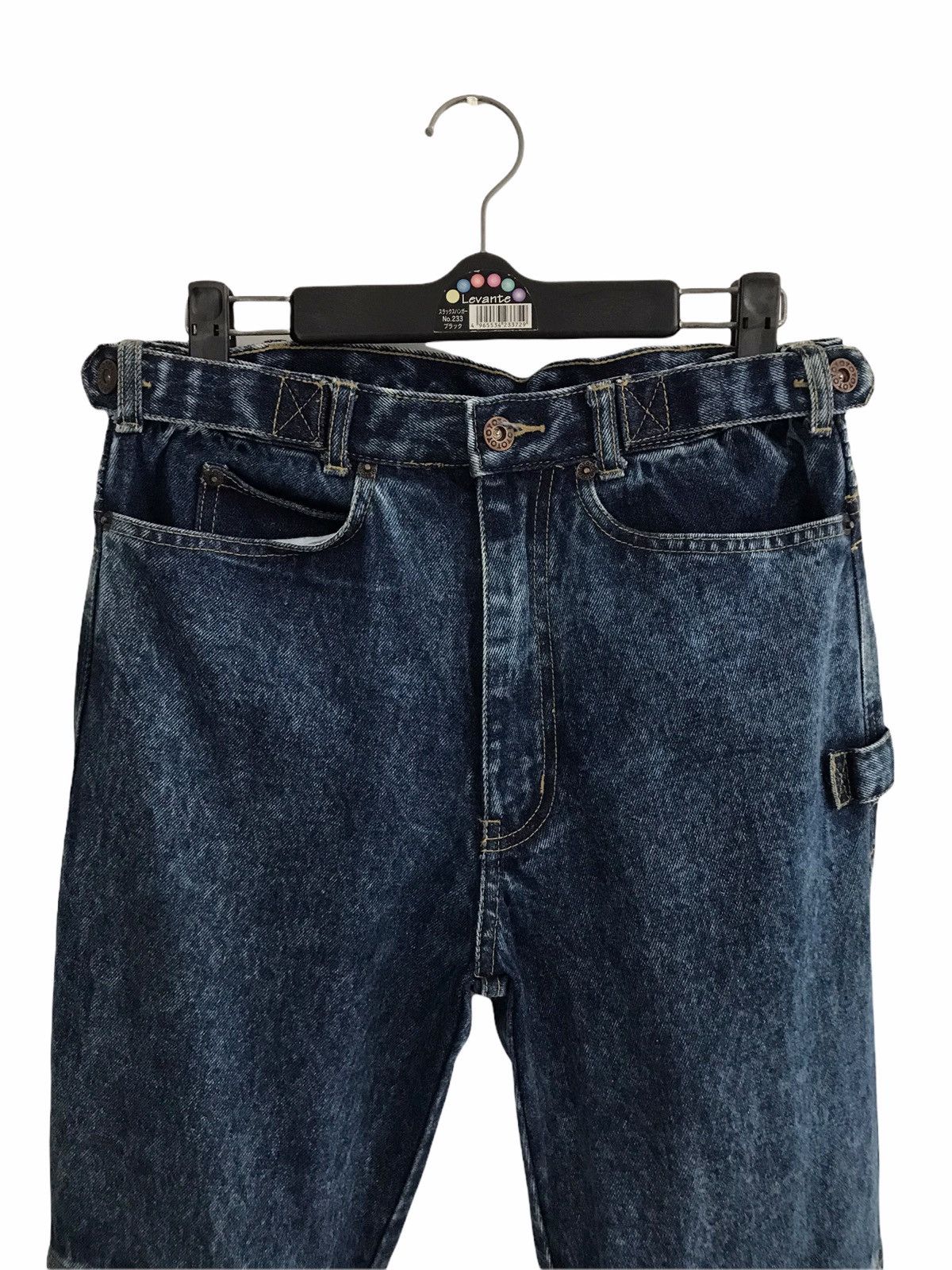 Other Japanese Brand OTO Motorcycle Riding Acid Wash Denim Jeans Size US 30 / EU 46 - 5 Thumbnail