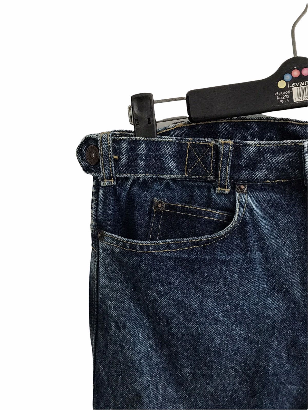 Other Japanese Brand OTO Motorcycle Riding Acid Wash Denim Jeans Size US 30 / EU 46 - 7 Thumbnail