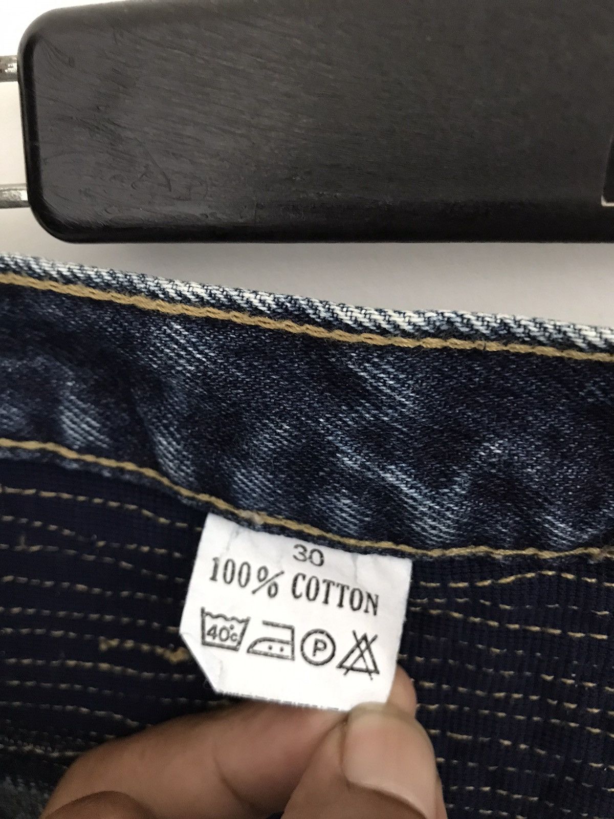 Other Japanese Brand OTO Motorcycle Riding Acid Wash Denim Jeans Size US 30 / EU 46 - 18 Thumbnail