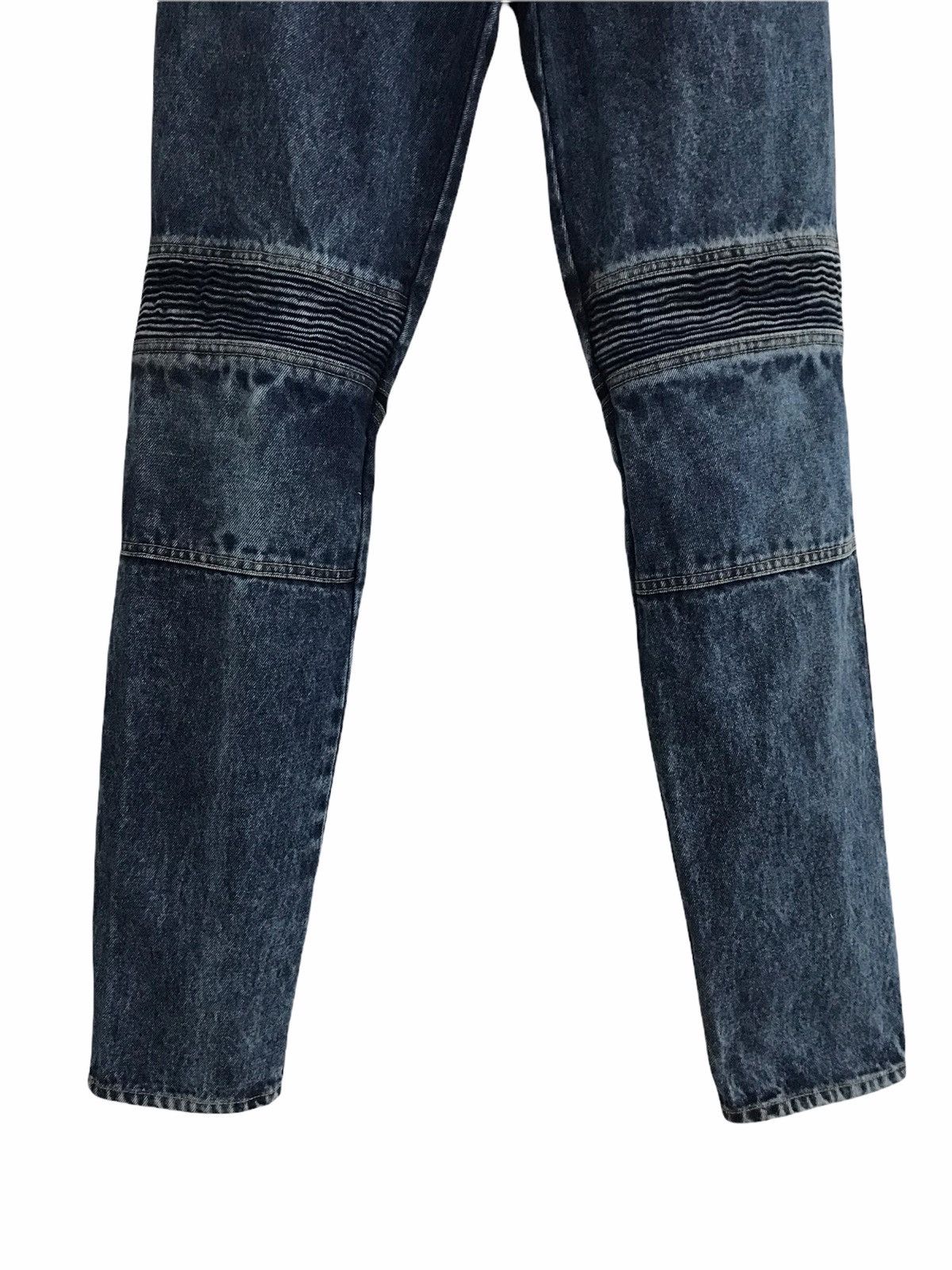 Other Japanese Brand OTO Motorcycle Riding Acid Wash Denim Jeans Size US 30 / EU 46 - 2 Thumbnail